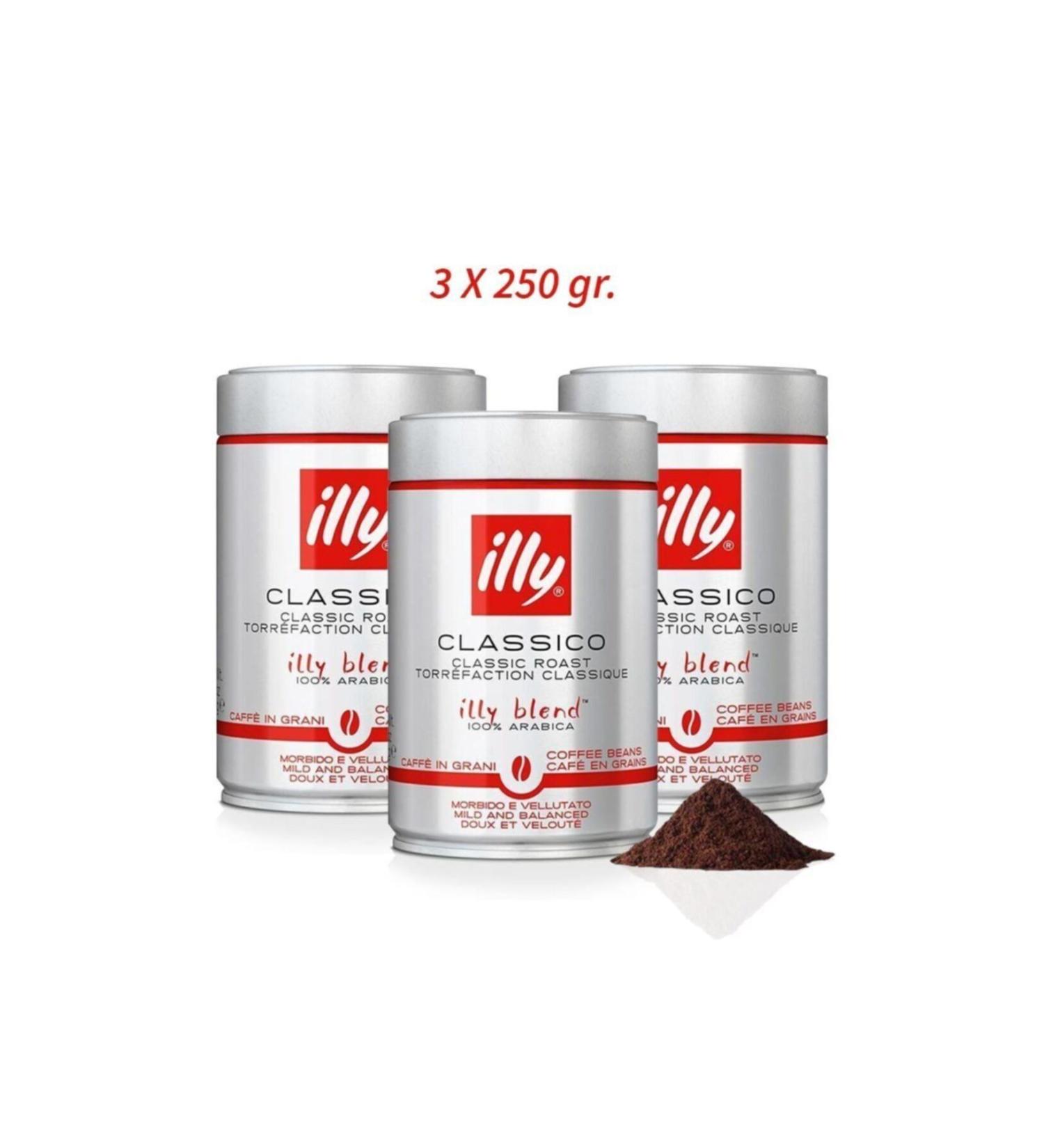 illy Ground Coffee Medium Roast 3x250 Gr
