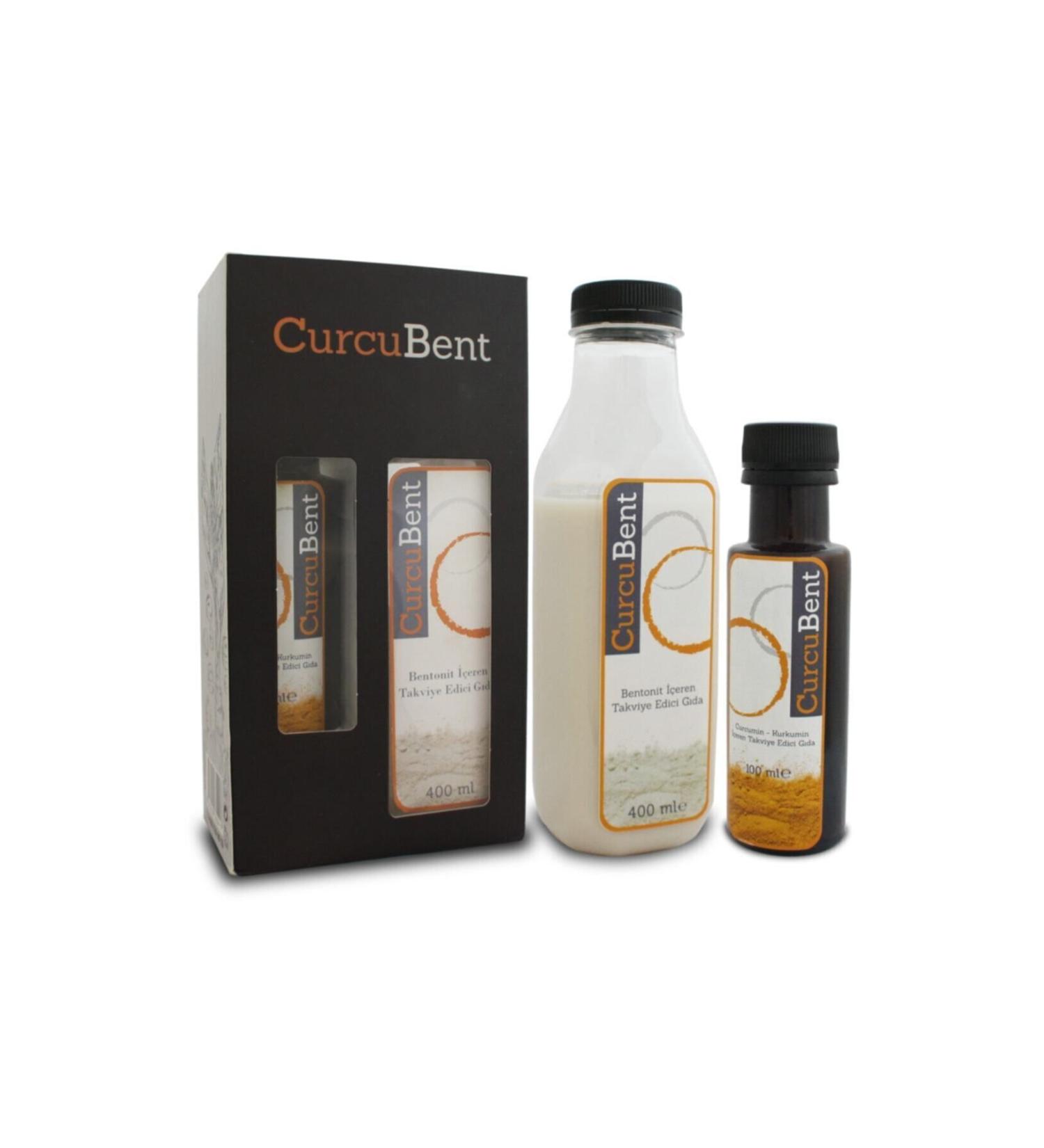 Medikil Curcubent Curcumin and Bentonite Containing Supplementary Food 400 Ml + 100 Ml