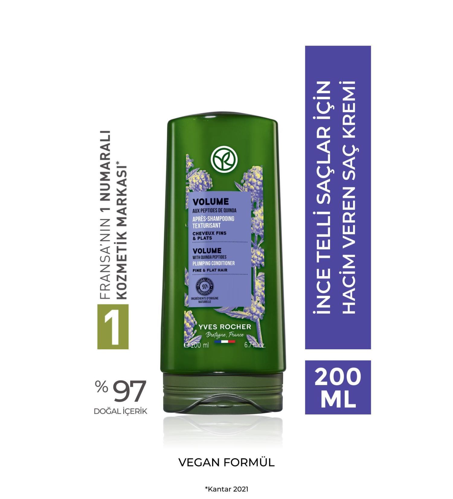 Yves Rocher Volume Conditioner for Fine Hair - Vegan - 200 ml - Buy Online on GoSupps.com