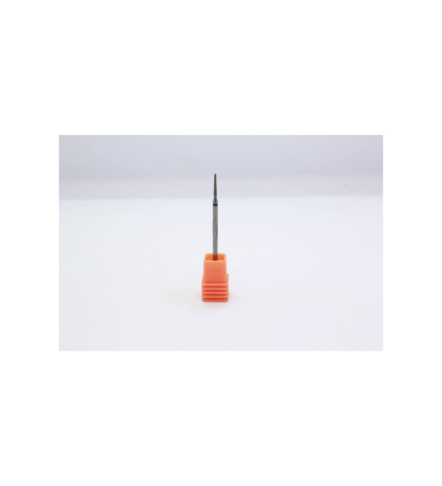 MEISINGER DIAMOND BURST - CONICAL CUT HEAD - DIAMETER 1.2 mm - BLUE MEDIUM GRAVEL