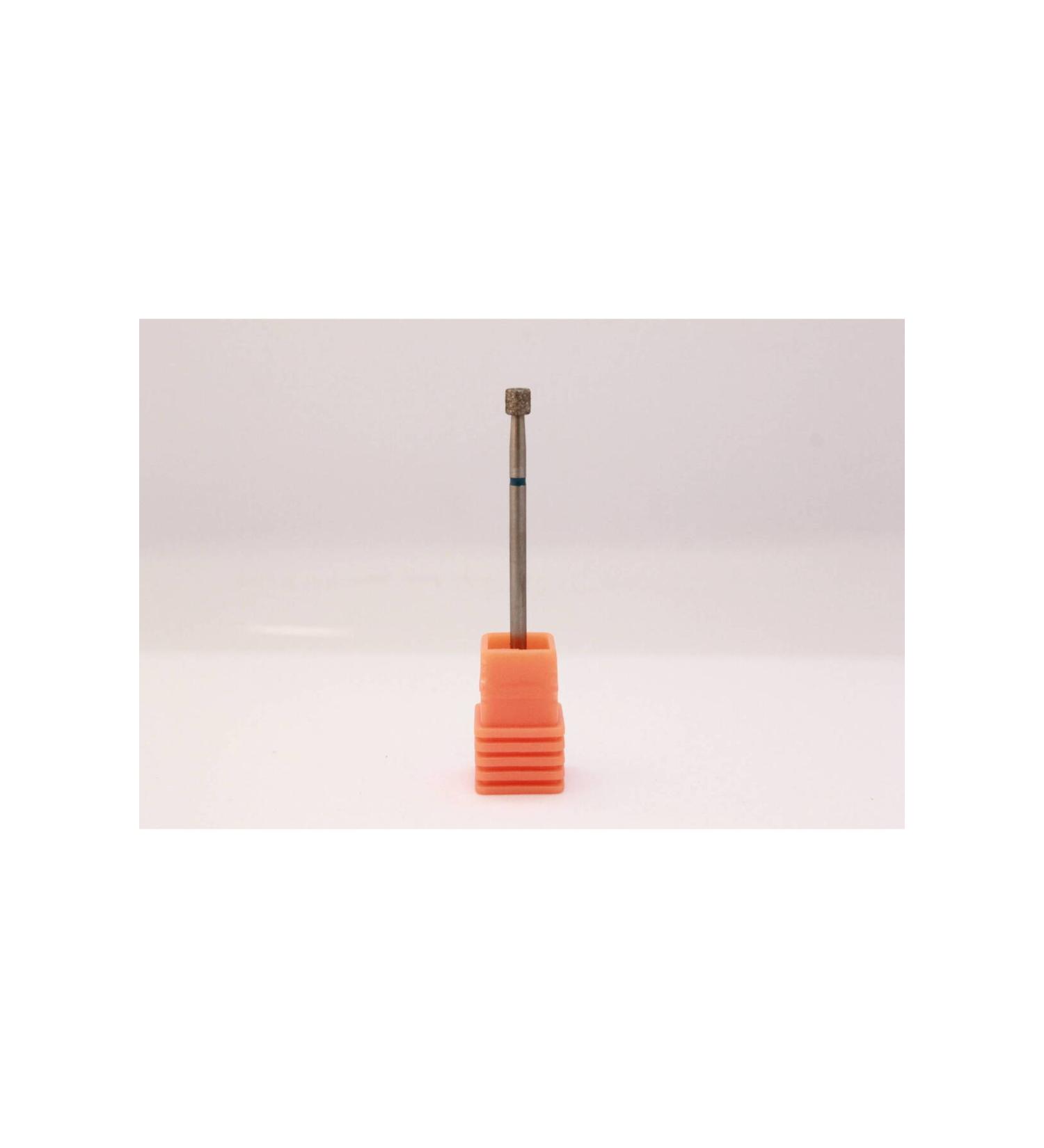 MEISINGER DIAMOND BURLER - CYLINDRICAL POINTED - DIAMETER 3.5 mm - BLUE MEDIUM GRAVEL