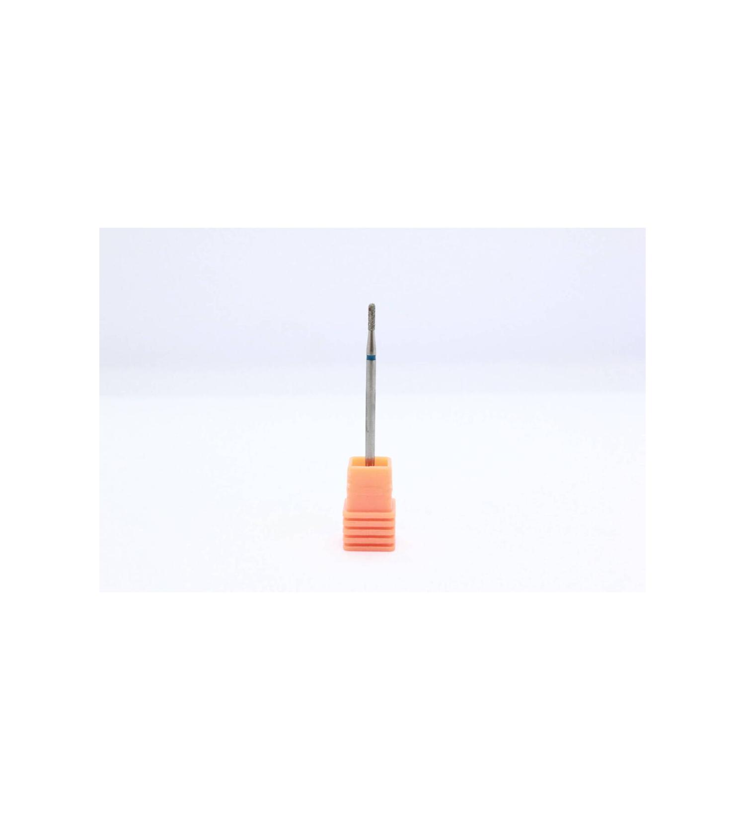 MEISINGER DIAMOND BURST - CYLINDRICAL BLUNT TIP - DIAMETER 1.6 mm - BLUE MEDIUM GRAVEL