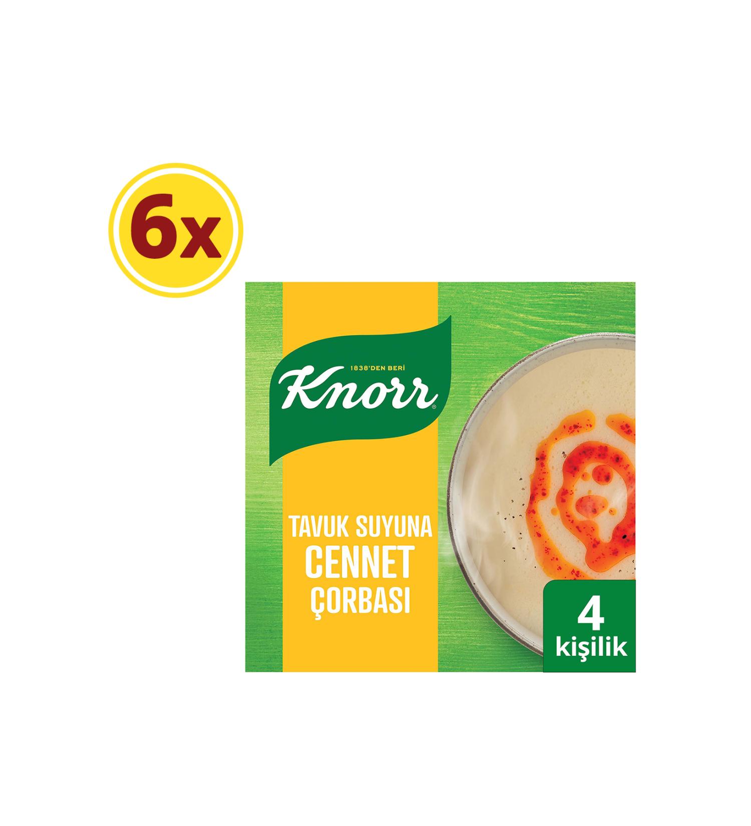 Knorr Instant Soup Paradise Soup for 4 People 76 G X6 - Buy Online on GoSupps.com