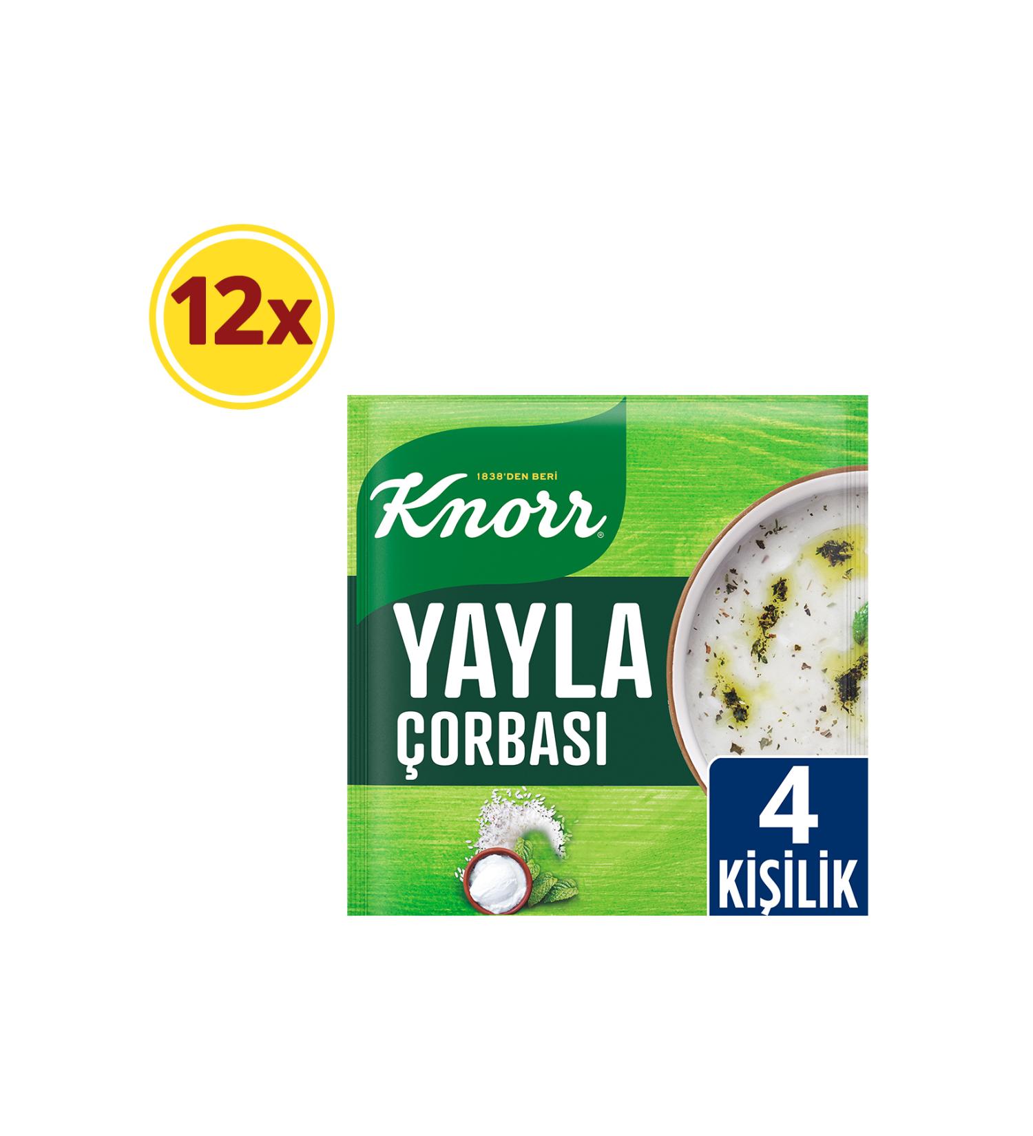 Knorr Yayla Soup 72 gr X 12 Pieces - Buy Online on GoSupps.com