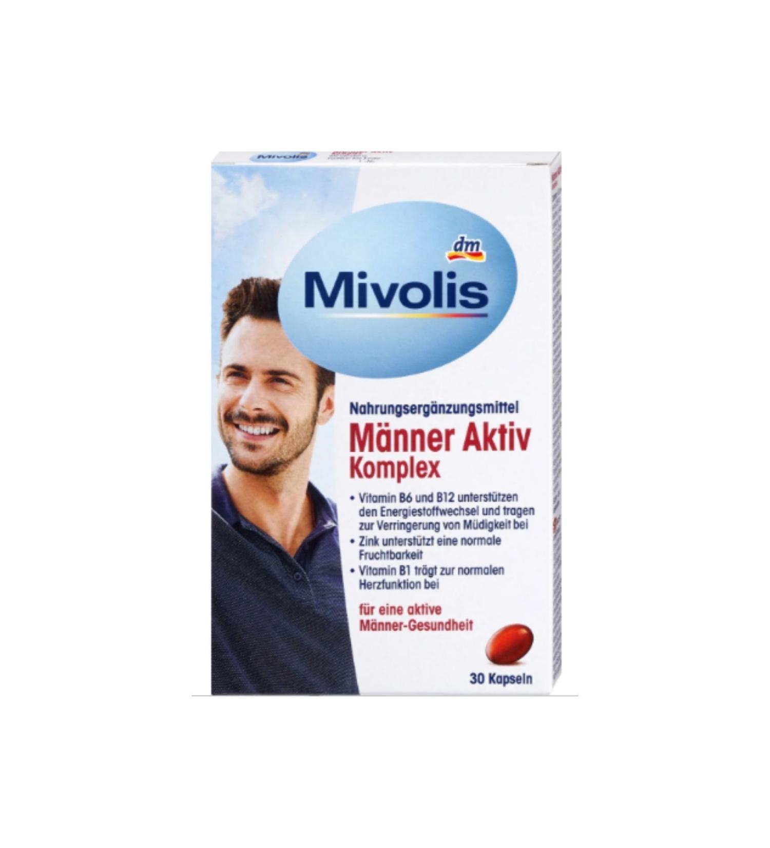 DM Mivolis Dm Manner Aktiv Complex Men's Vitamin - Buy Online on GoSupps.com