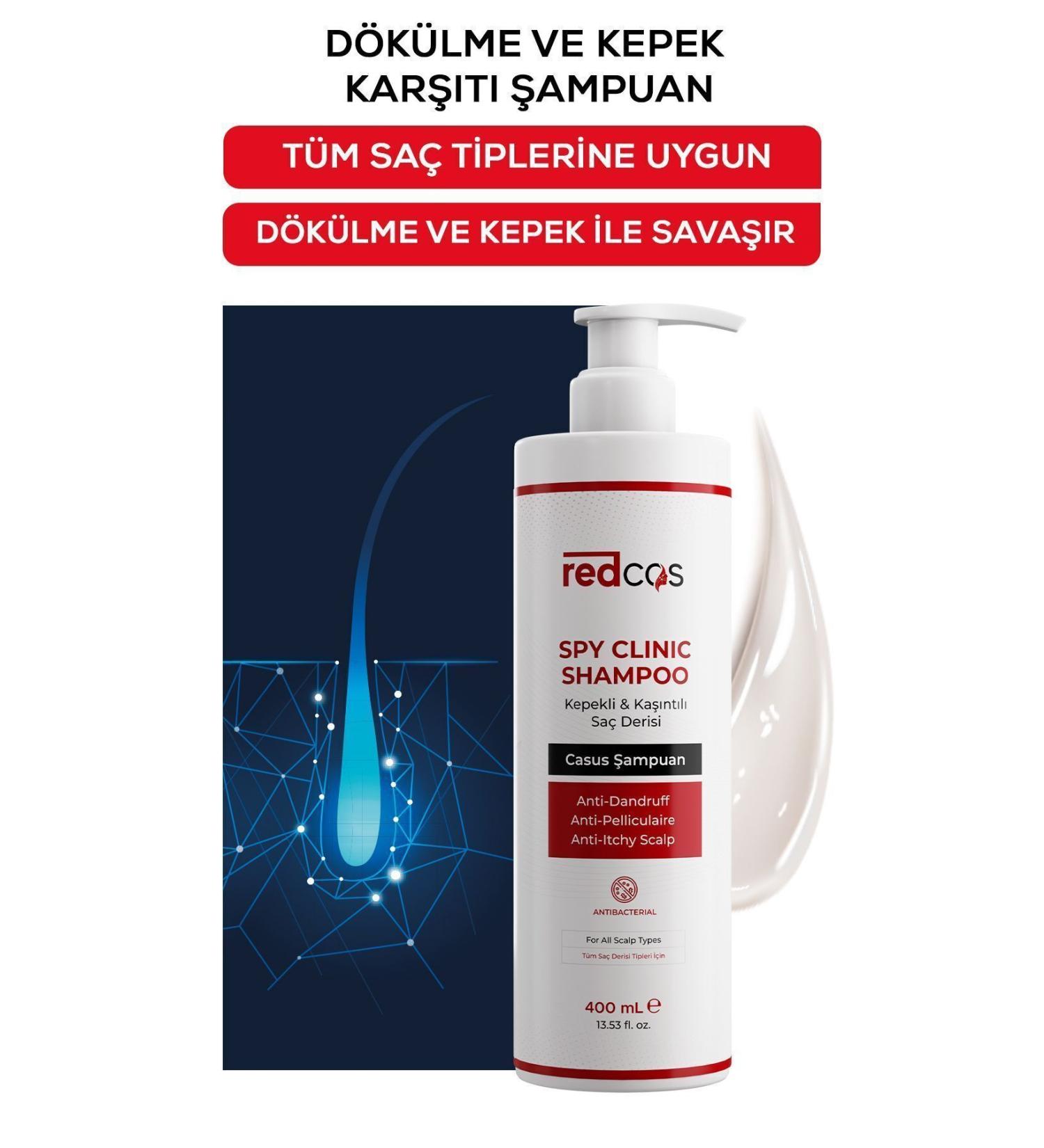 redCOS All Hair Types Anti-Dandruff Anti-Itching and Anti-Fall Hair and Scalp Care Shampoo ANTI-PEL - Buy Online on GoSupps.com