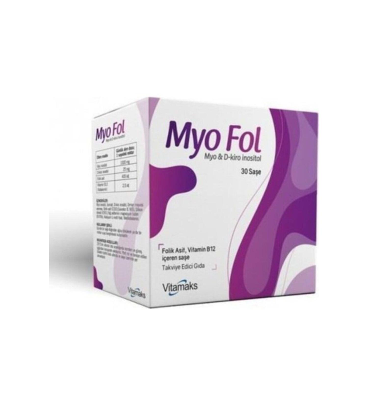 vitamaks Myo Fol Myo D-kiro Inositol 30 Sachet