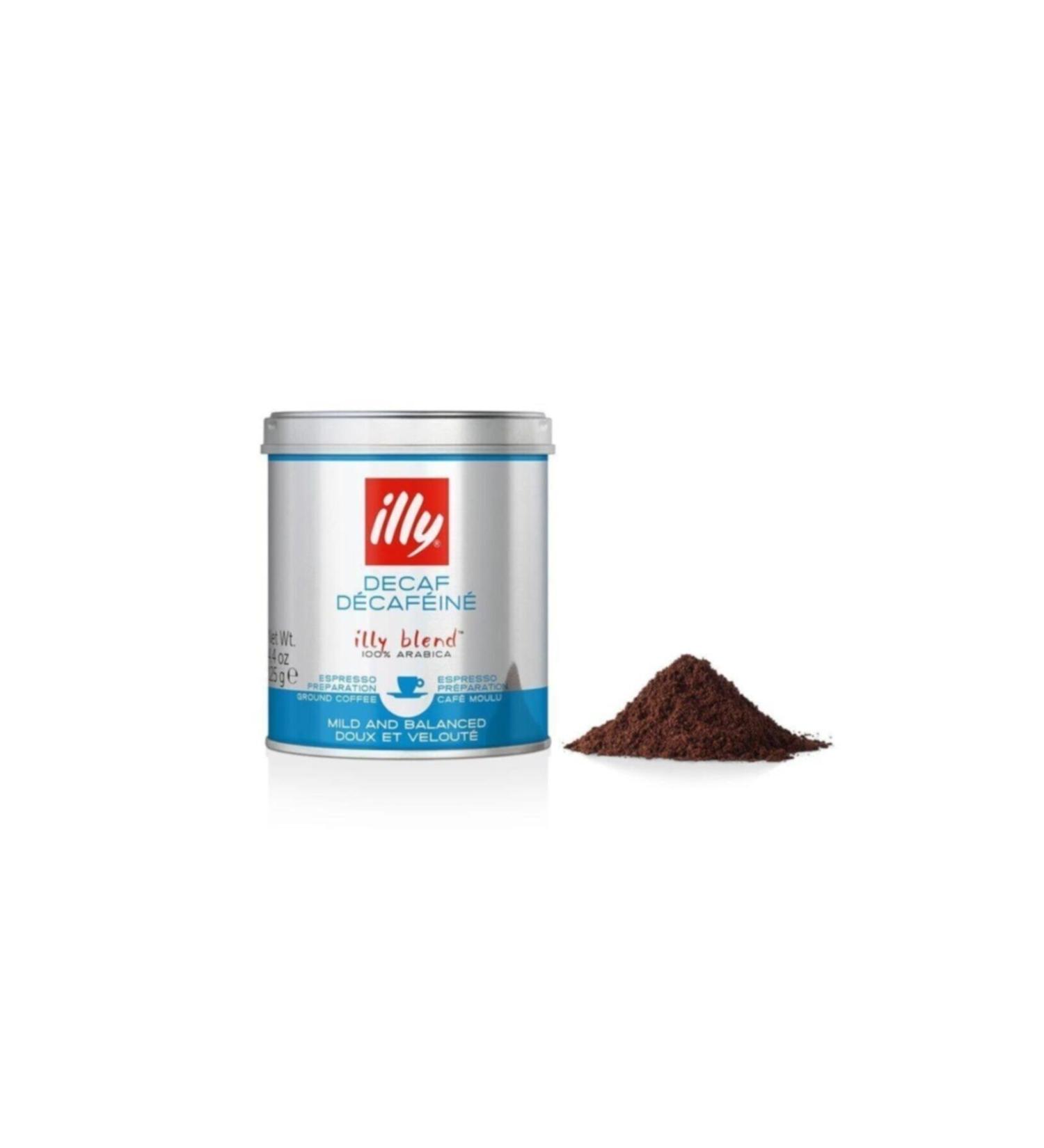 illy Decaf Decaffeinated Ground Coffee 125g