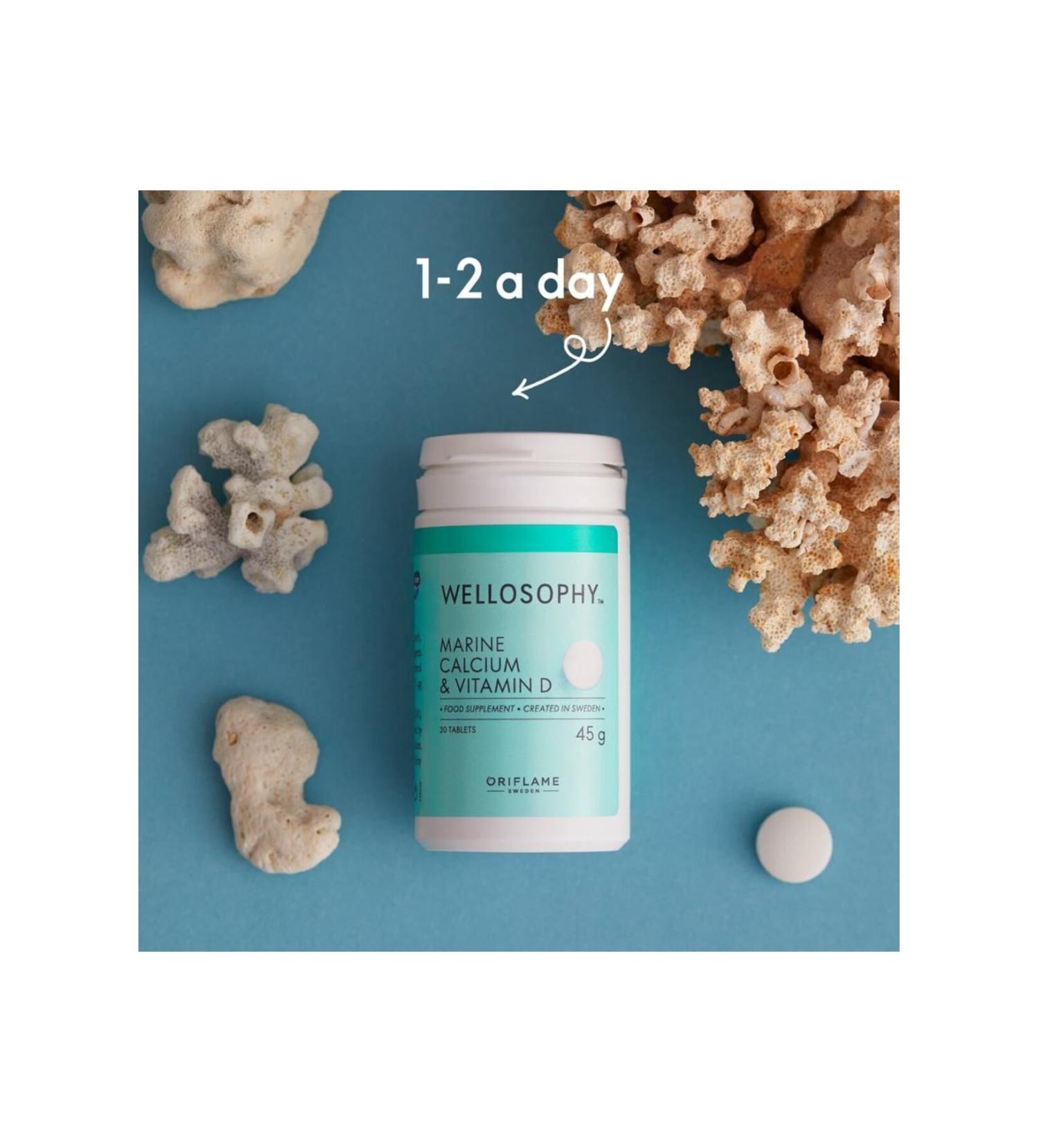 Oriflame Wellosophy Marin Calcium and Vitamin D Supplement