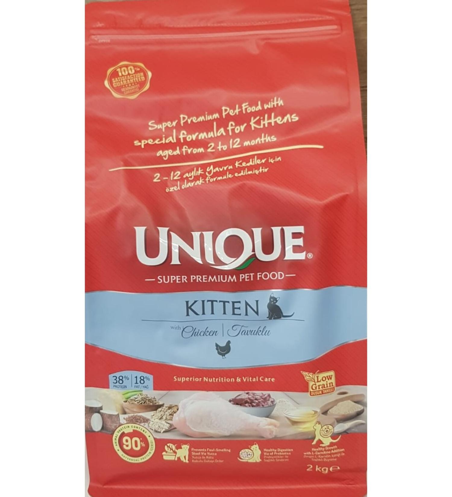 Unique Kitten Cat Food Chicken 2 kg