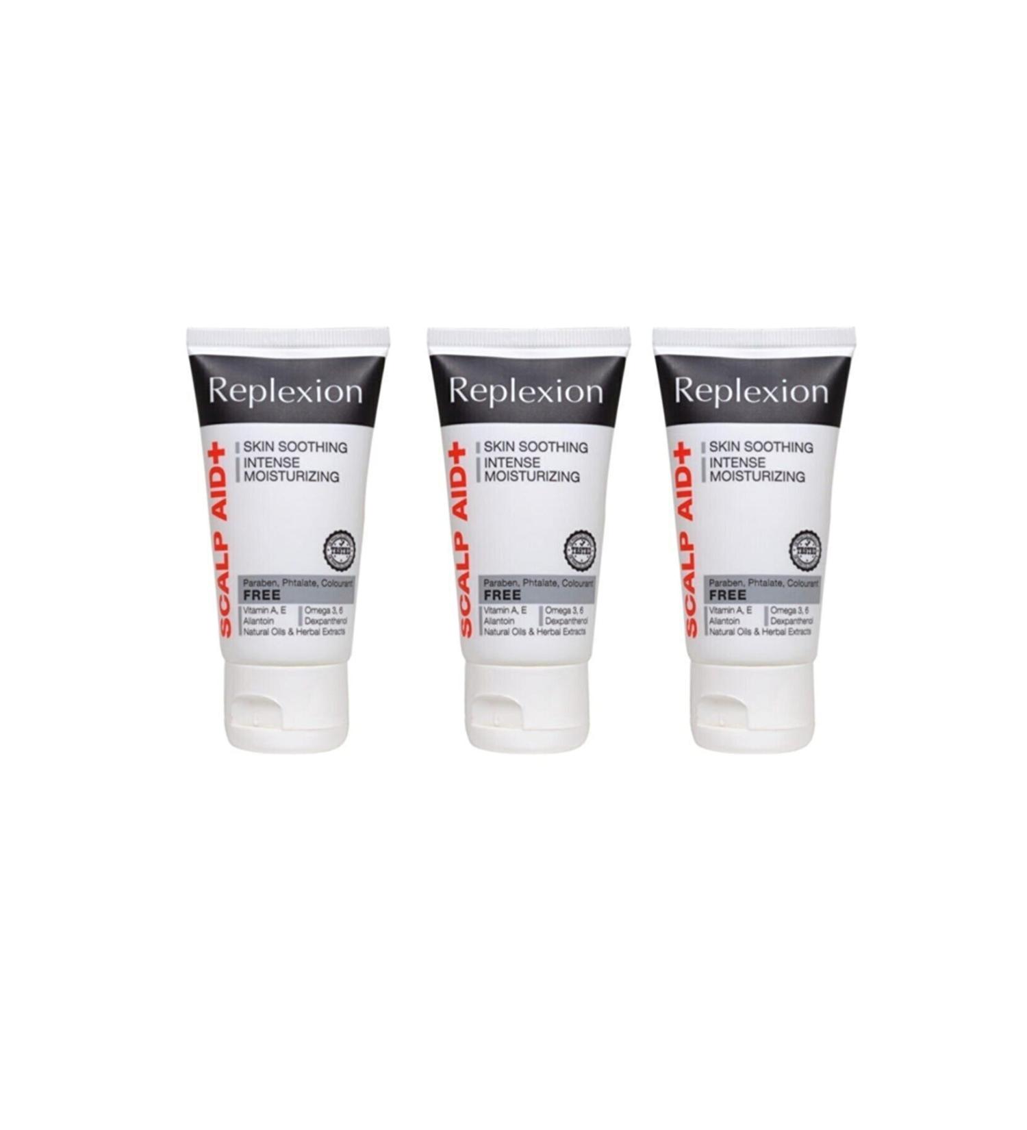 Replexion Scalp Aid+ 3-Ply Herbal Hand Cream Intensive Moisturizing and Nourishing Hand and Face Care Cream for All Skin Types - Buy Online on GoSupps.com