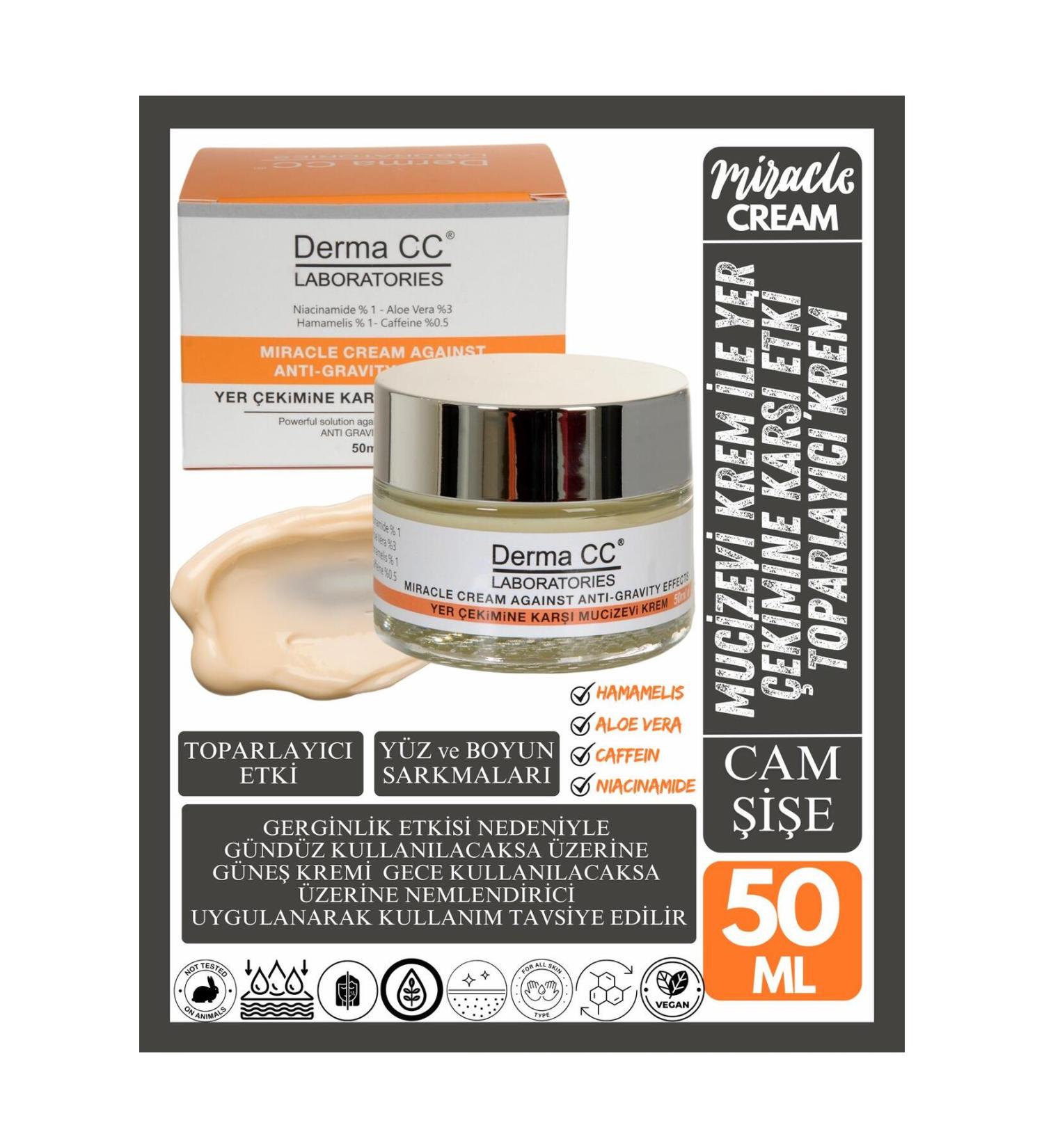 Derma CC LABORATORIES Derma Cc Anti-Gravity Miracle Cream 50 ml - Buy Online on GoSupps.com
