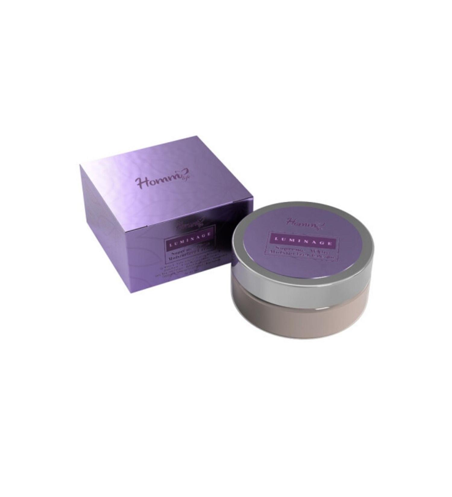 HOMM LIFE LUMINAGE SUPREME-WHITE MOISTURIZER CREAM 45 ML BRIGHTENING AND MOISTURIZING CREAM