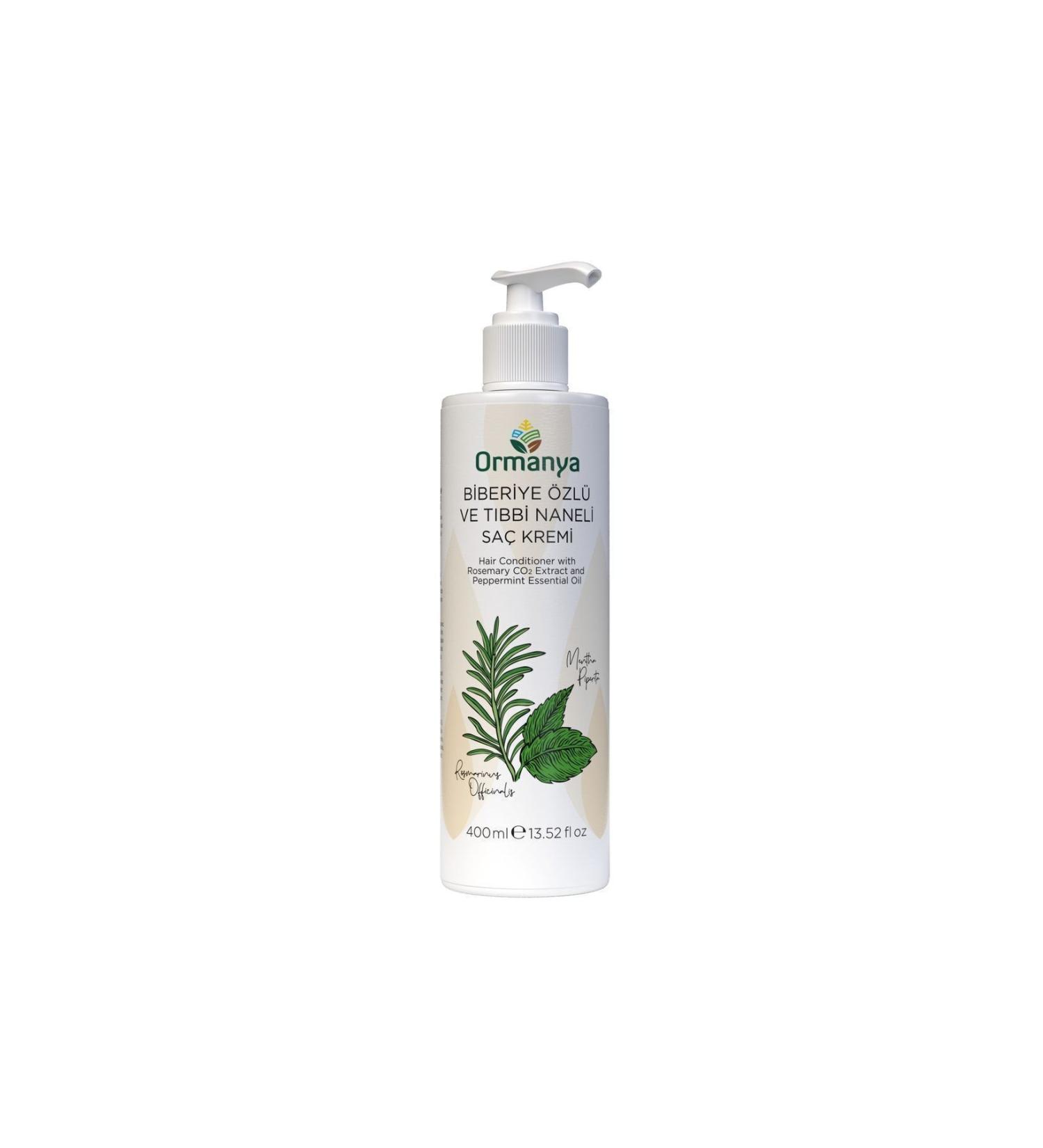 ORMANYA Rosemary Extract and Medicinal Mint Hair Conditioner - 400 ml