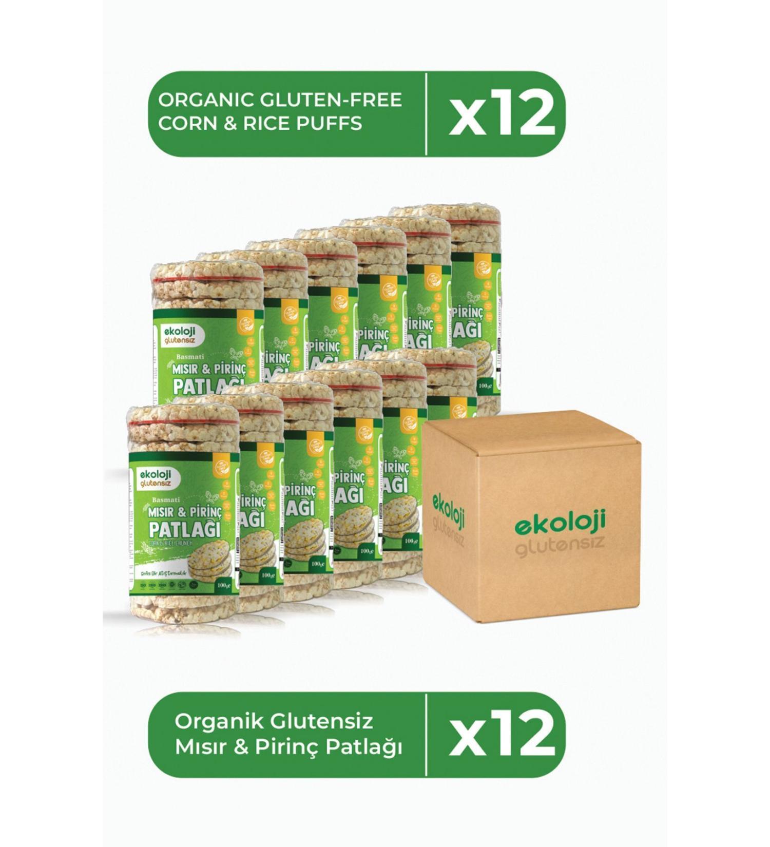 Ekoloji Gluten Free Gluten Free Corn Pops 100 Gr 12 Pack - Buy Online on GoSupps.com