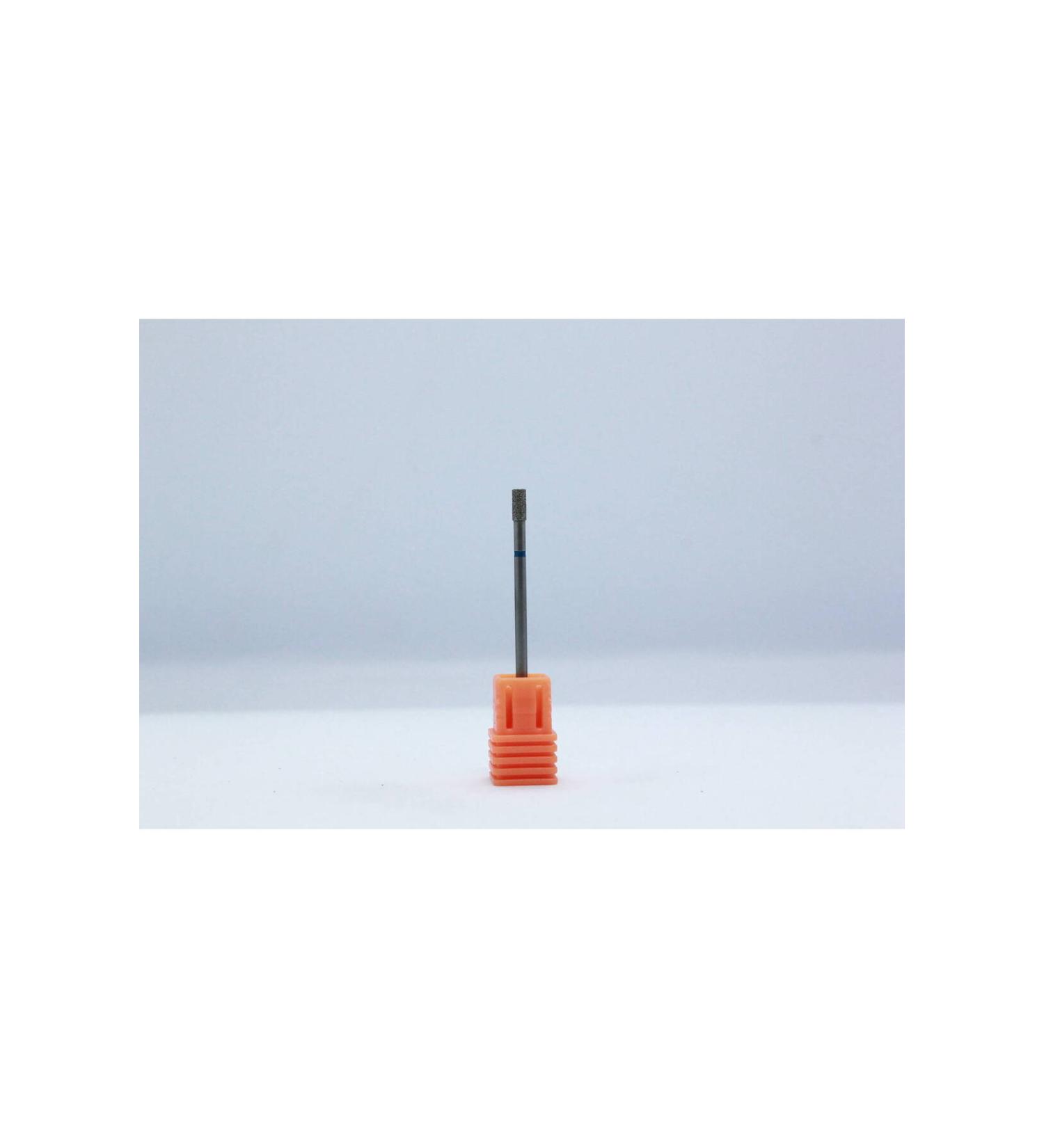 MEISINGER DIAMOND BURLER - CYLINDRICAL POINTED - DIAMETER 2.7 mm - BLUE MEDIUM GRAVEL