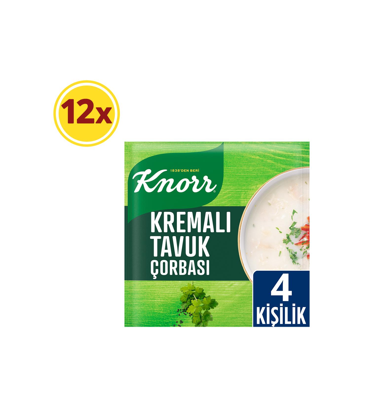 Knorr Creamy Chicken Soup 69 gr X 12 Pieces - Buy Online on GoSupps.com
