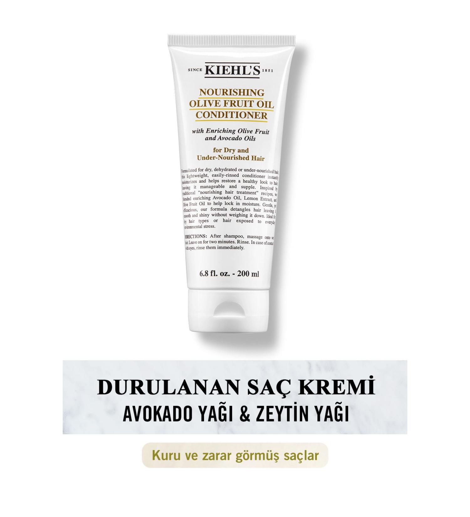Kiehl's REPAIRING HAIR CONDITIONER WITH OLIVE OIL FOR DRY AND DAMAGED HAIR 200 ML PGROUP.60