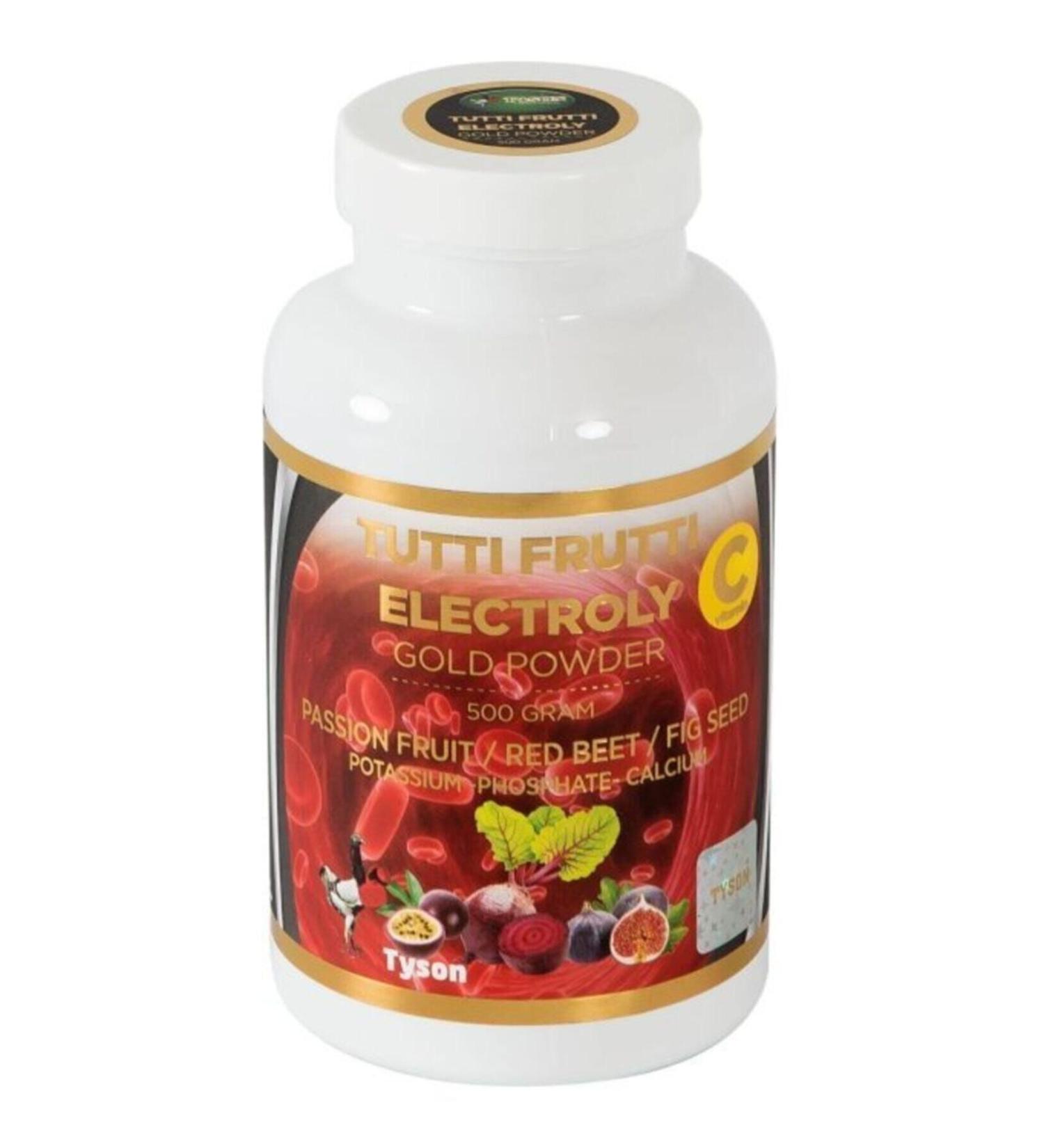 TYSON Electroly-held Furutti / Mixes Quickly in Blood - Gives Joy and Liveliness to Birds / 400 gr Powder