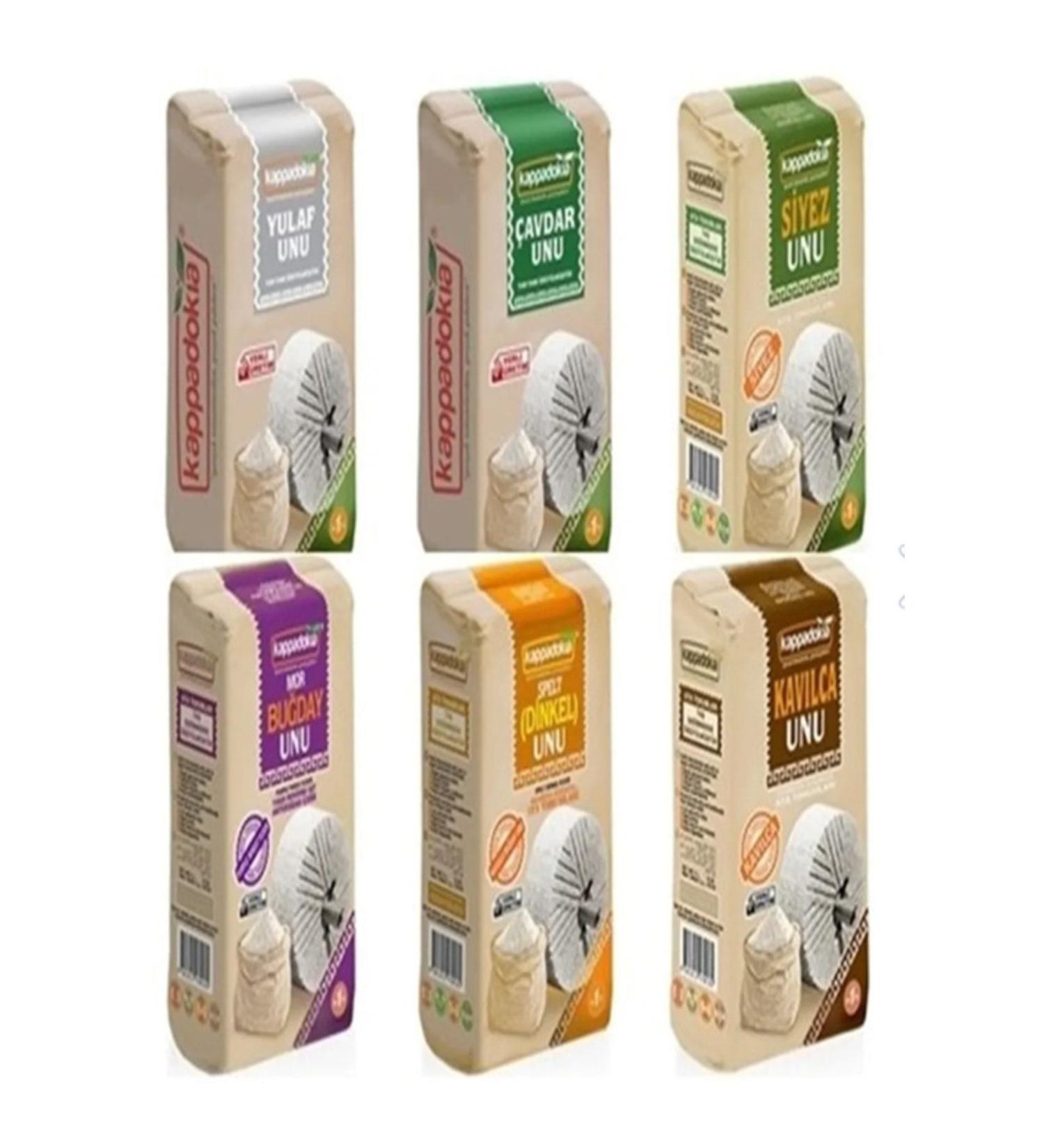 CAPPADOCIA Siyez Kav lca Dinkel Purple Rye Oat Flours