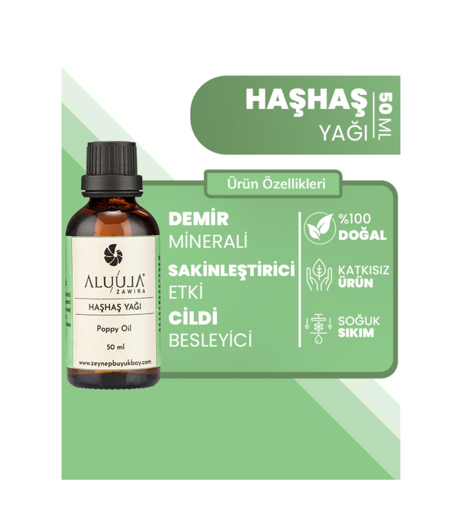 ALUULA Zawira Poppy Seed Oil 50 Ml - Buy Online on GoSupps.com