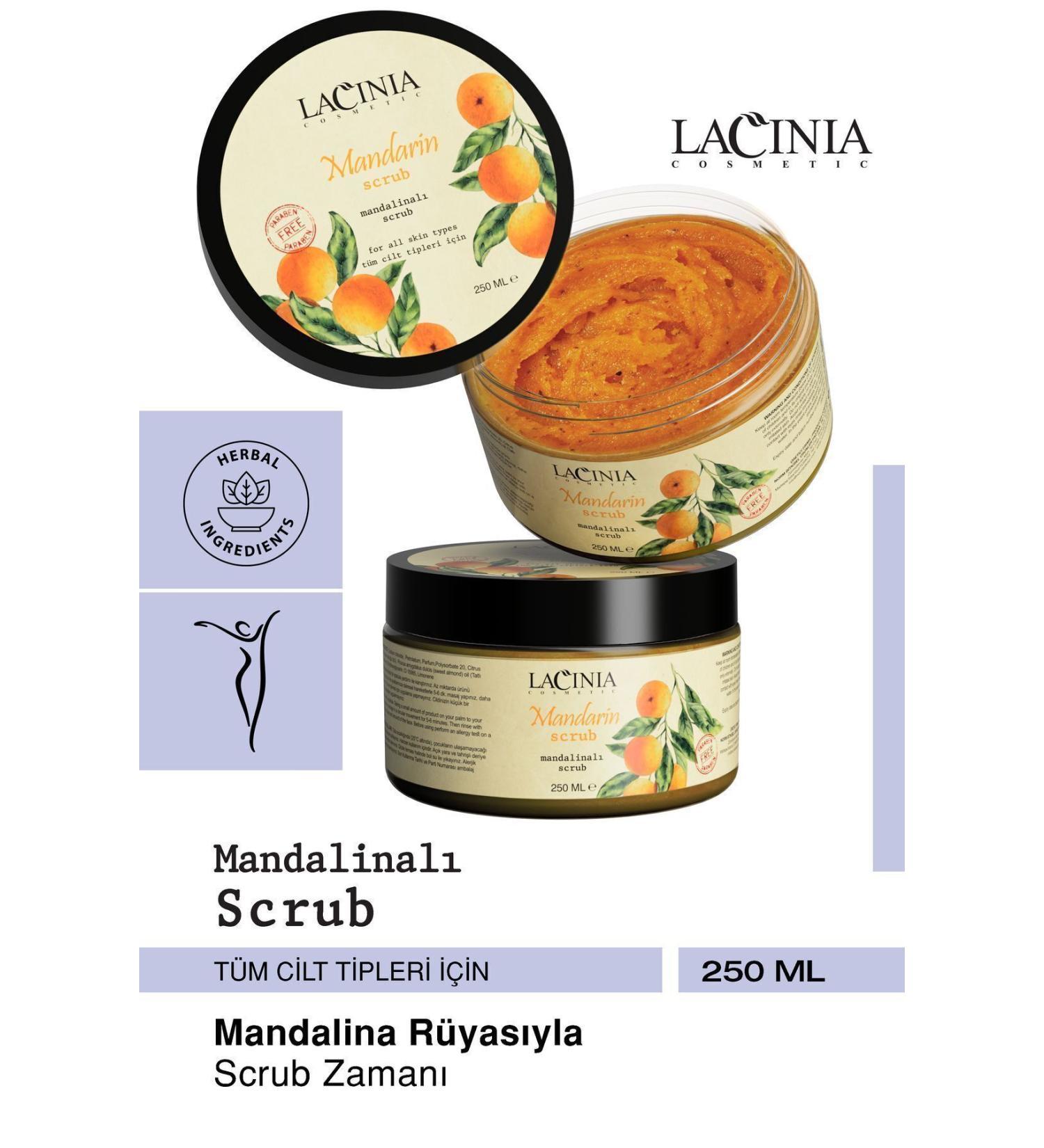 Lacinia Tangerine Scrub 250ml - Buy Online on GoSupps.com