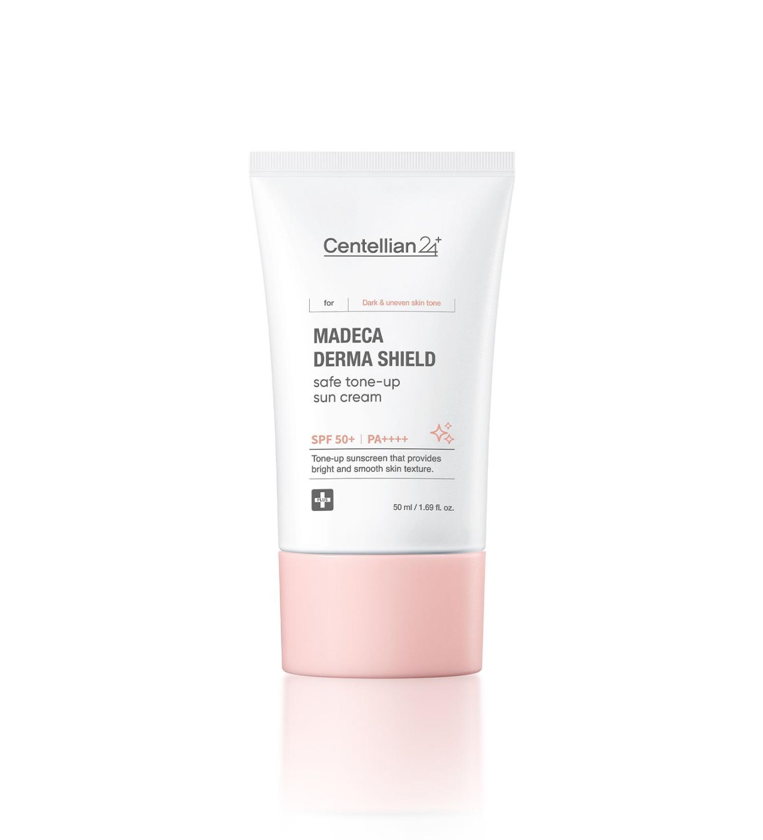 Centellian 24 Madeca Derma Shield Safe Tone-Up Sun Cream SPF50+ PA++++ 50ml - Buy Online on GoSupps.com
