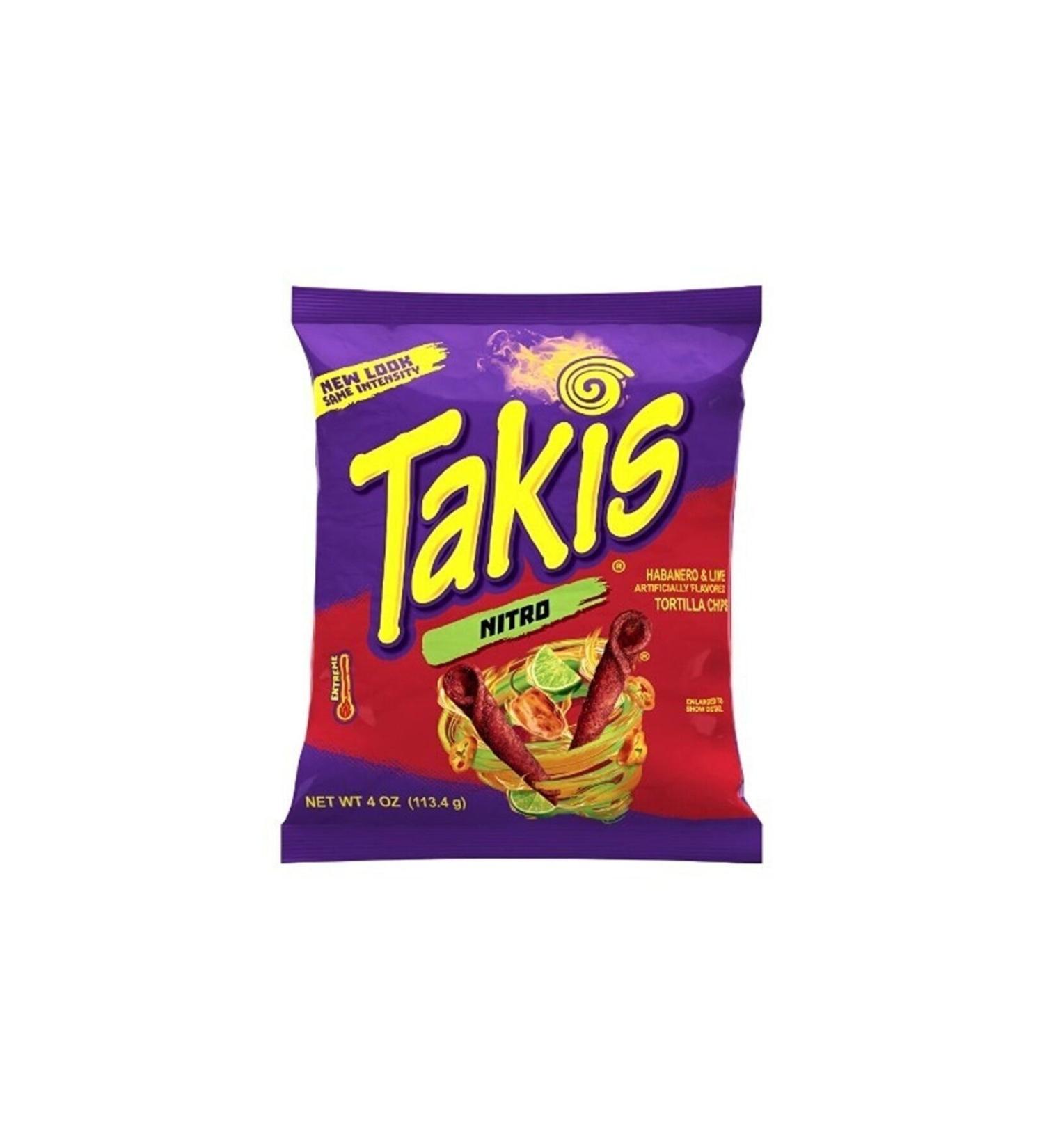 Takis Nitro Habanero &amp Lime Tortilla Chips 113.4g