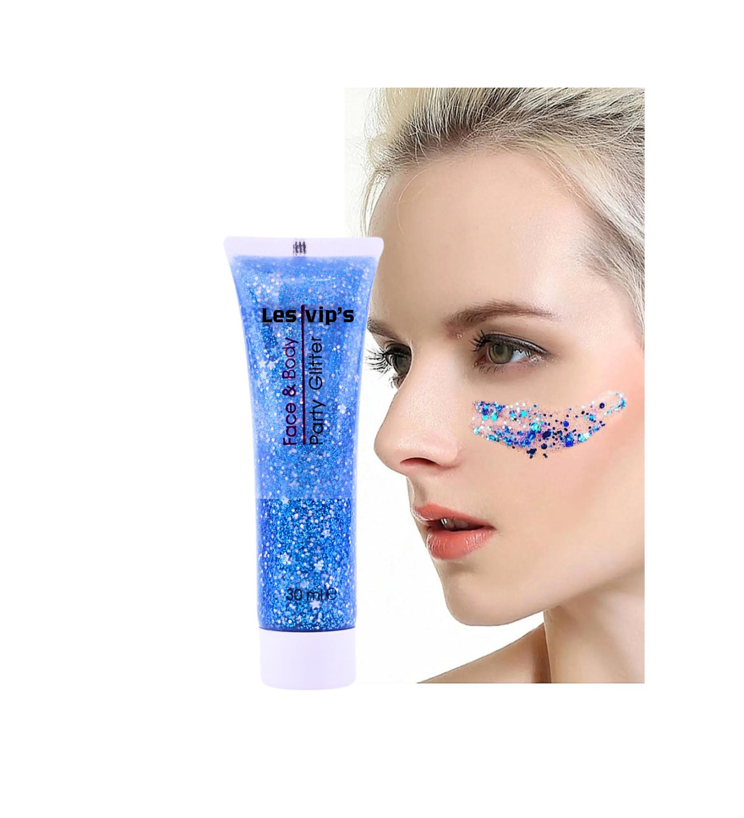 Lesvip's Gel Form Shiny Glitter Face Body and Hair Glitter Gel 30ml