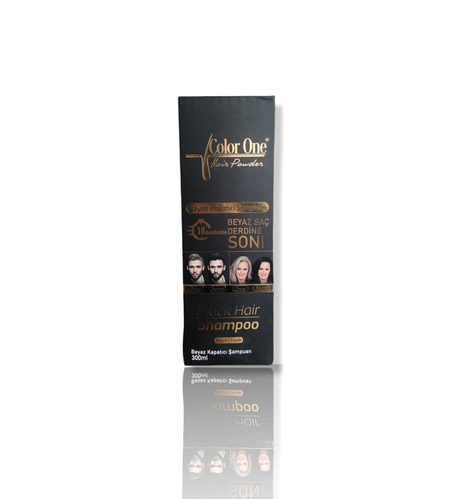 Color One Hair Whitening Blackening 300 Ml. Shampoo New Production