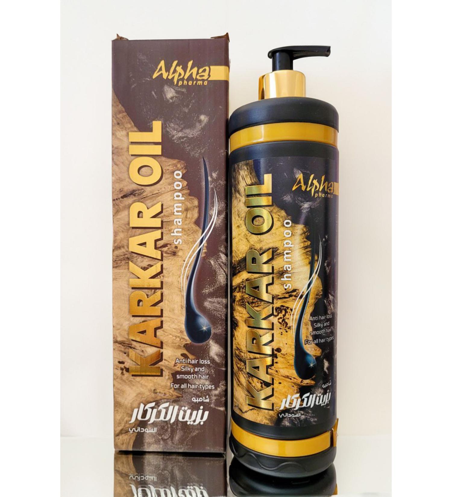 Alpha Sudan Karkar Oil Shampoo Against Hair Loss Silky and Smooth Hair Suitable for all hair types