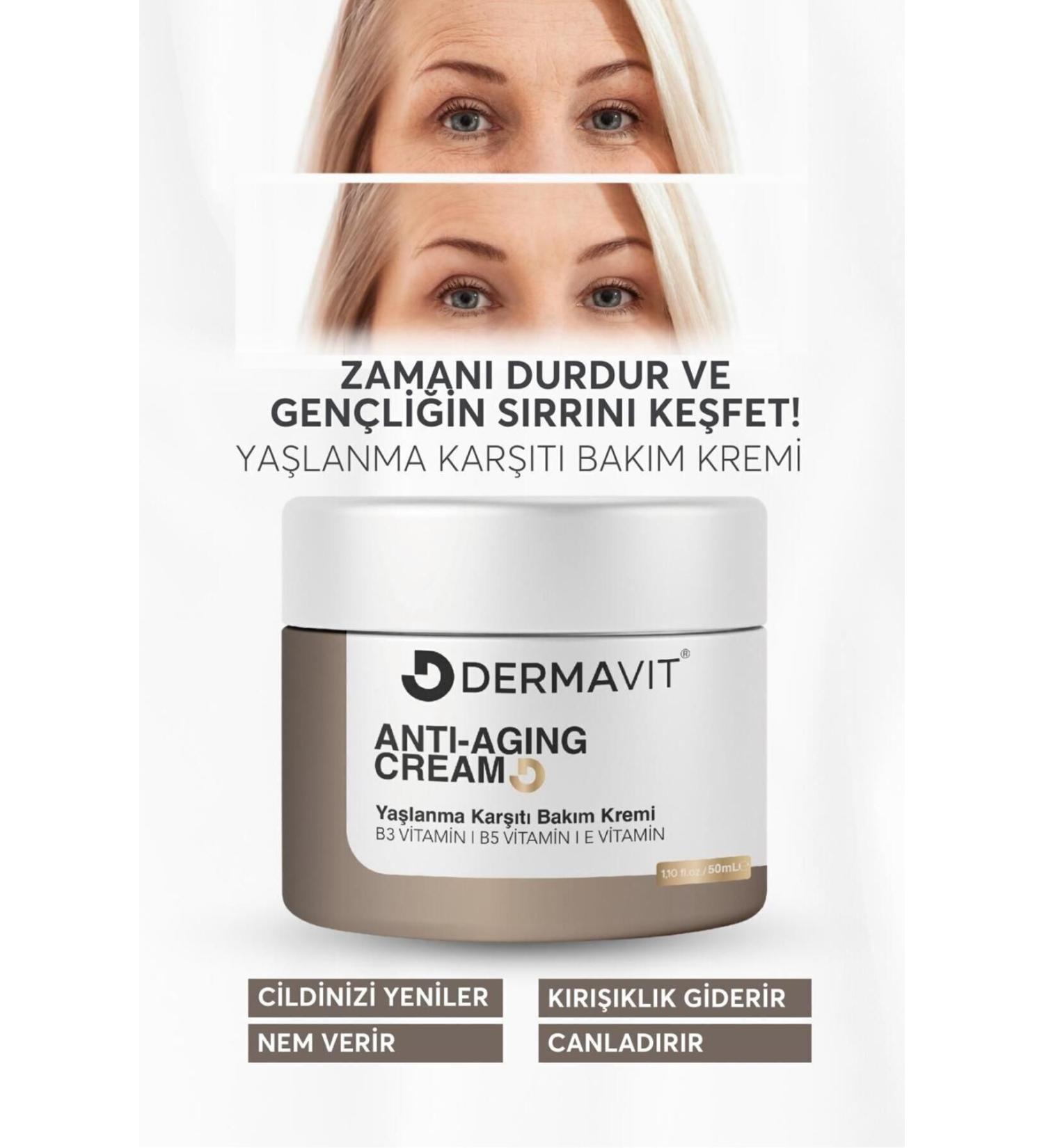 Dermavit Rejuvenating Anti-Aging Cream 50 ml - Buy Online on GoSupps.com
