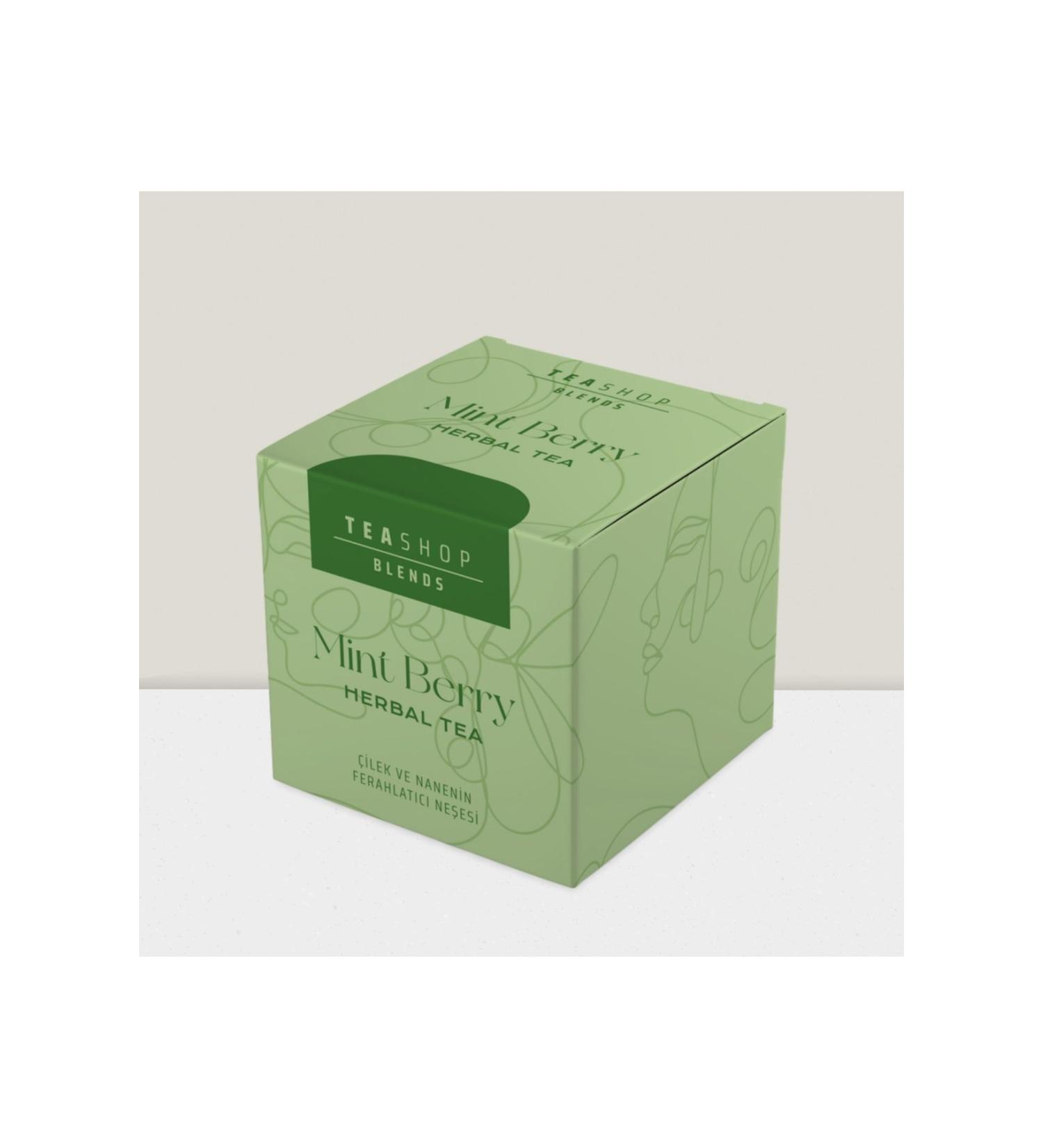 TeaShop Mint Berry - Strawberry Mint Tea Blend - 250g Premium