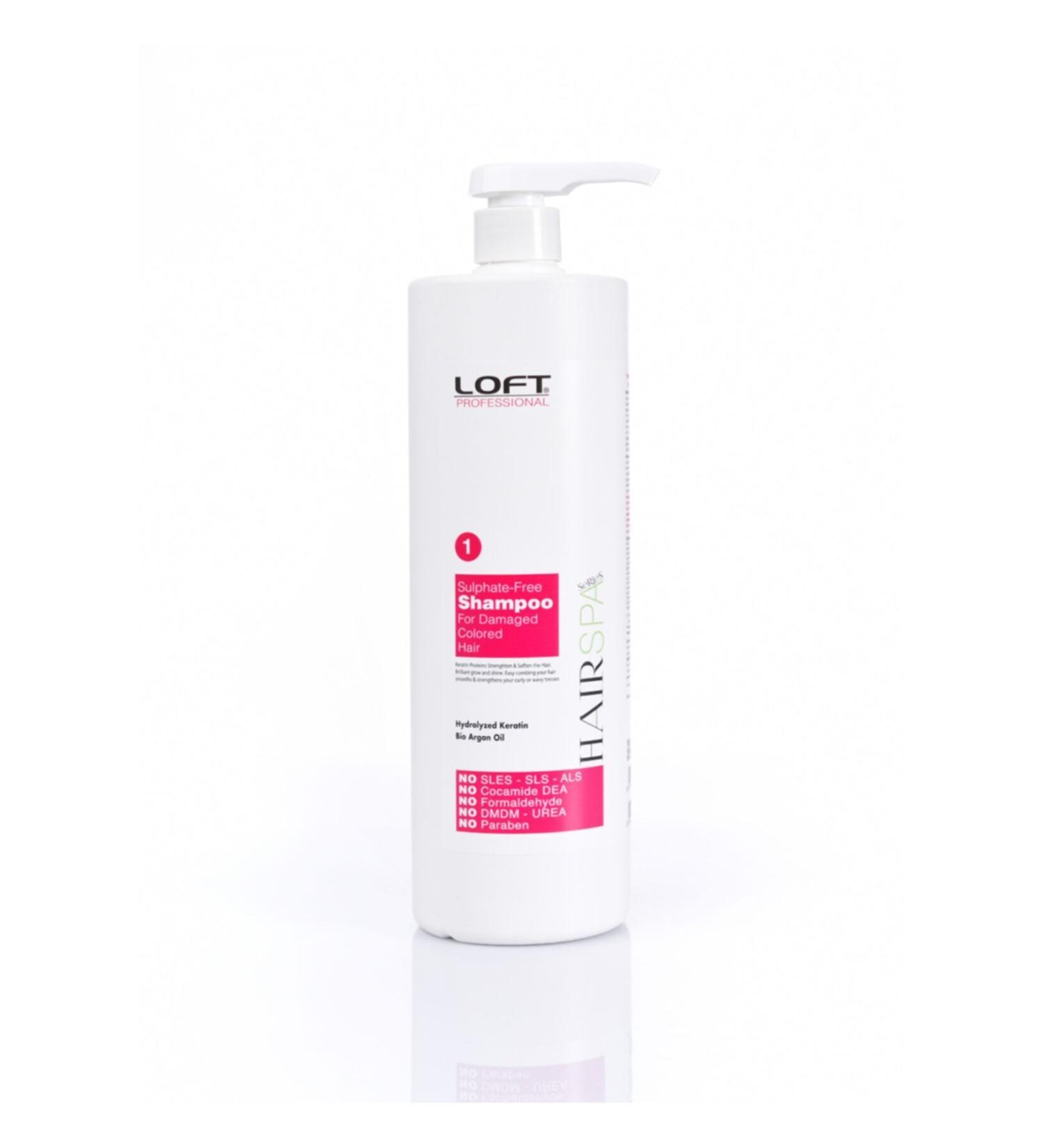 Loft Sulfate-Free Keratin+Argan Shampoo 1000ml.
