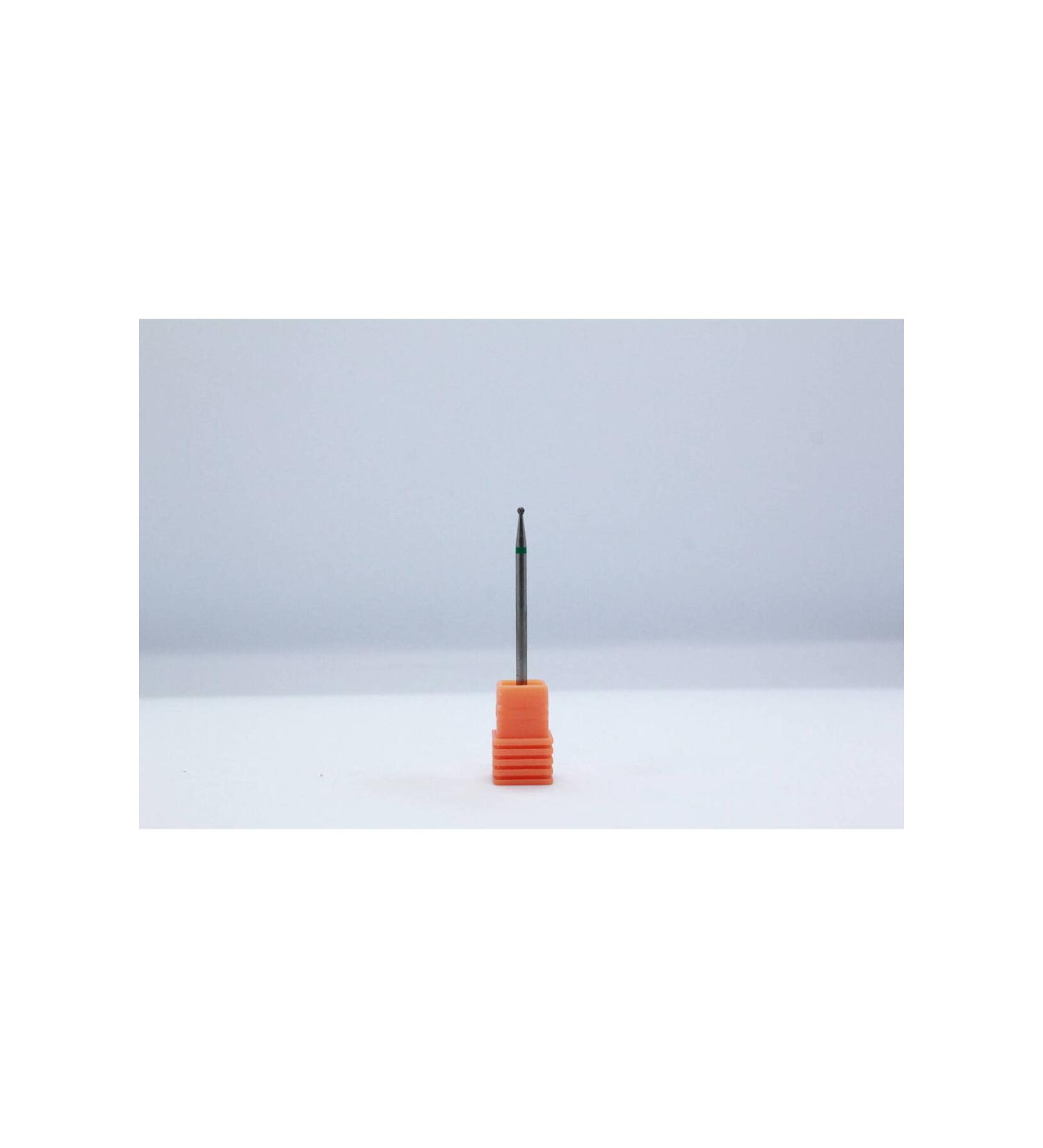 MEISINGER DIAMOND BURLER - BALL-SHAPED - DIAMETER 1.6 mm - GREEN LARGE GRAVEL