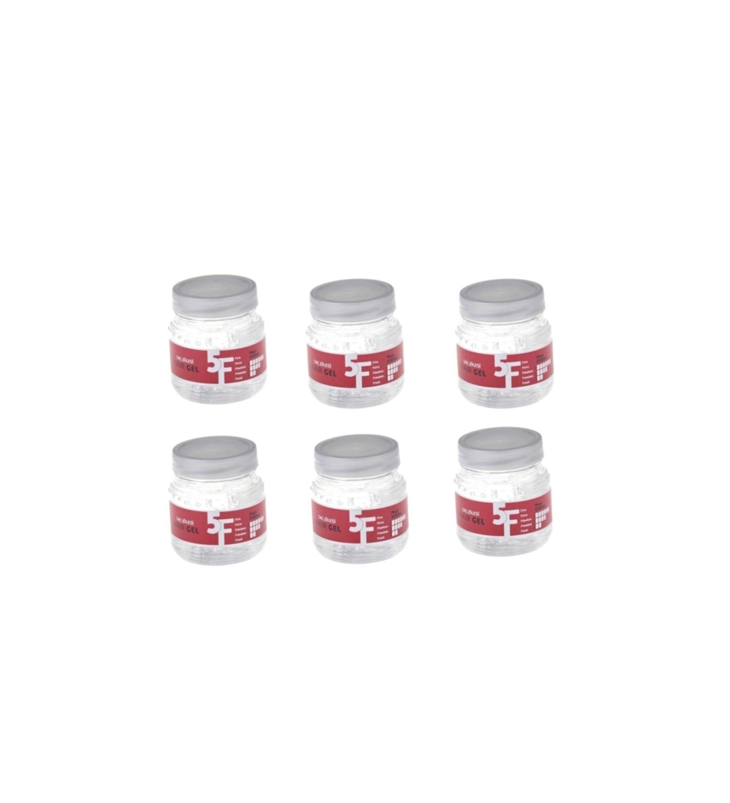 Fonex Mega Hard Gray 150 Ml Hair Gel X 6 Pieces