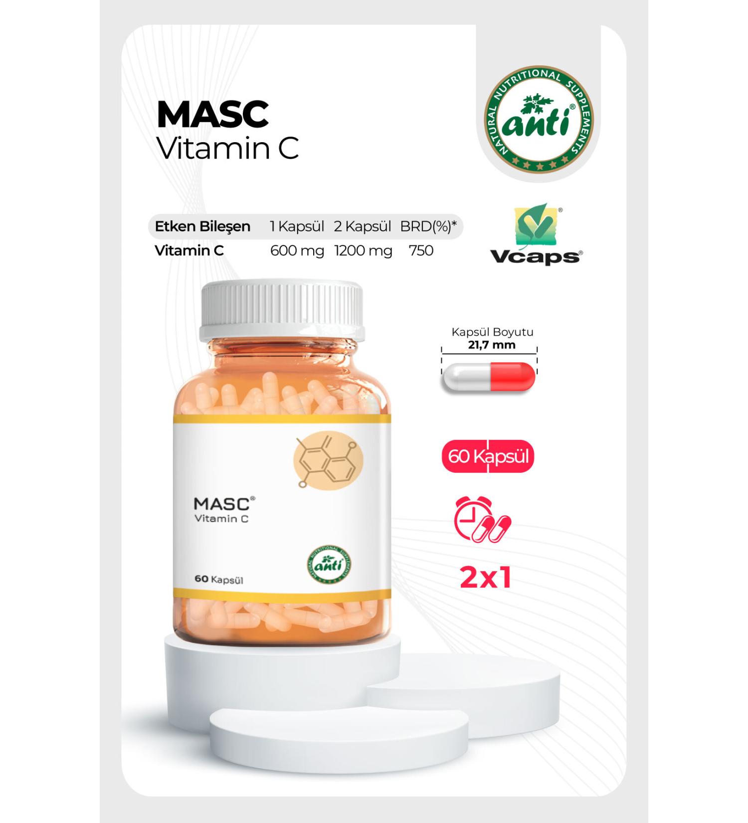 Anti-Masc Vitamin C - Buy Online on GoSupps.com