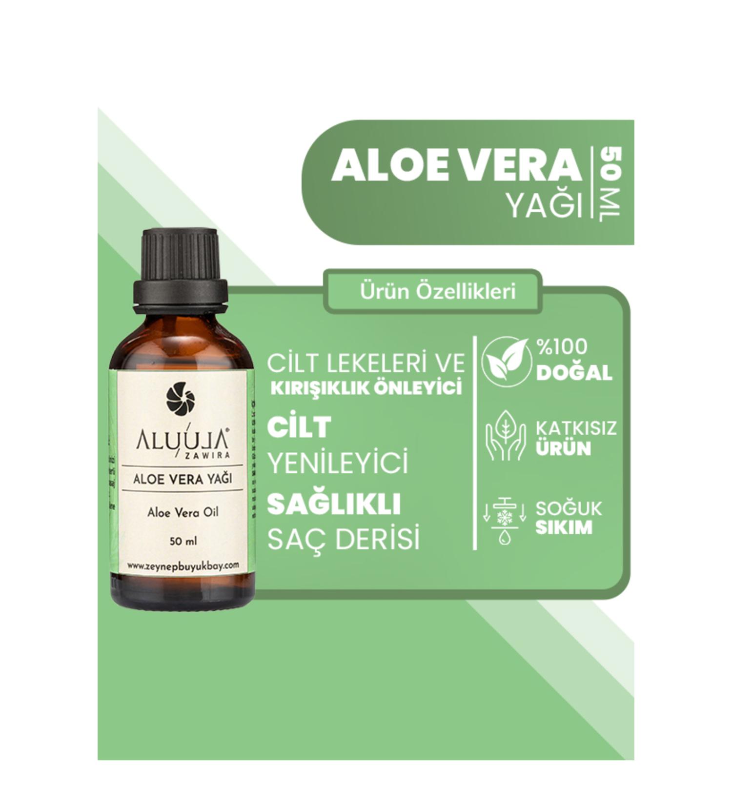 ALUULA Zawira Aloe Vera Oil 50 Ml - Buy Online on GoSupps.com