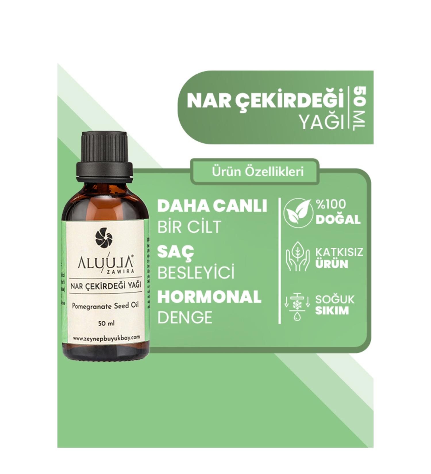 ALUULA Zawira Pomegranate Seed Oil 50 Ml - Buy Online on GoSupps.com