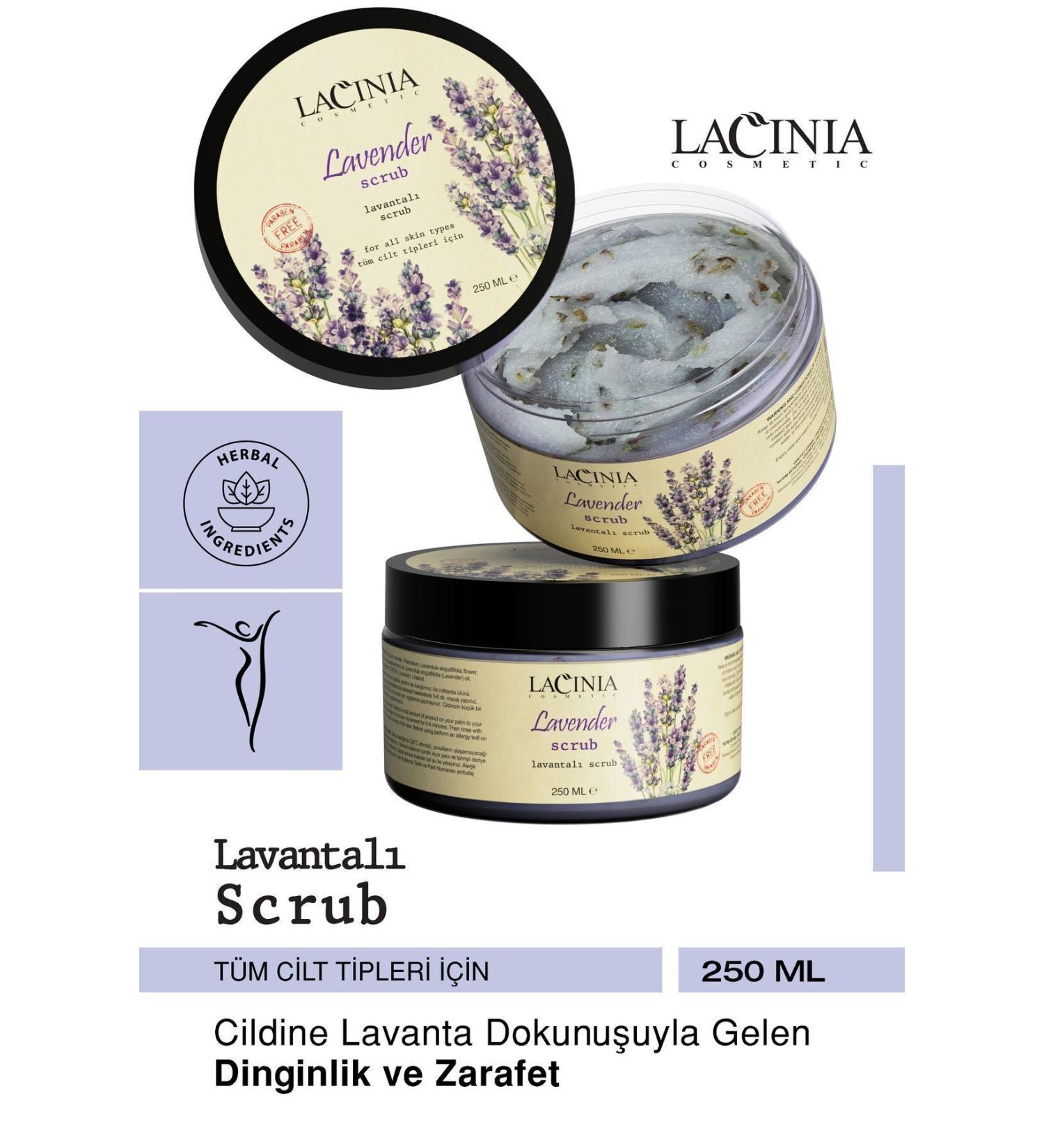 Lacinia Lavender Oil Scrub 250ml - Buy Online on GoSupps.com