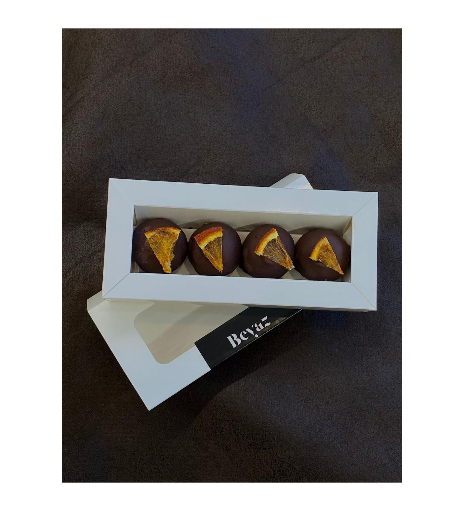 White Flavors Sugar Free Gluten Free Orange Raw Ball 240gr