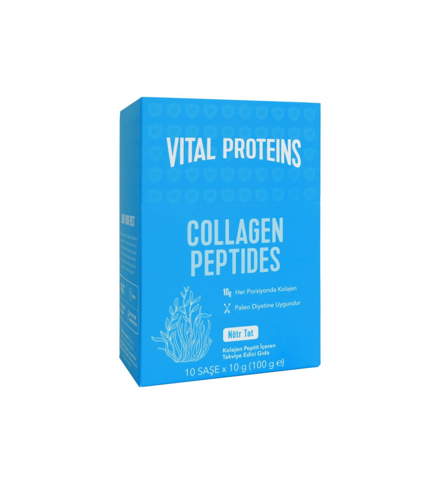 Vital Proteins Collagen Peptides 10 Sachets X 10 gr Neutral Taste - Buy Online on GoSupps.com