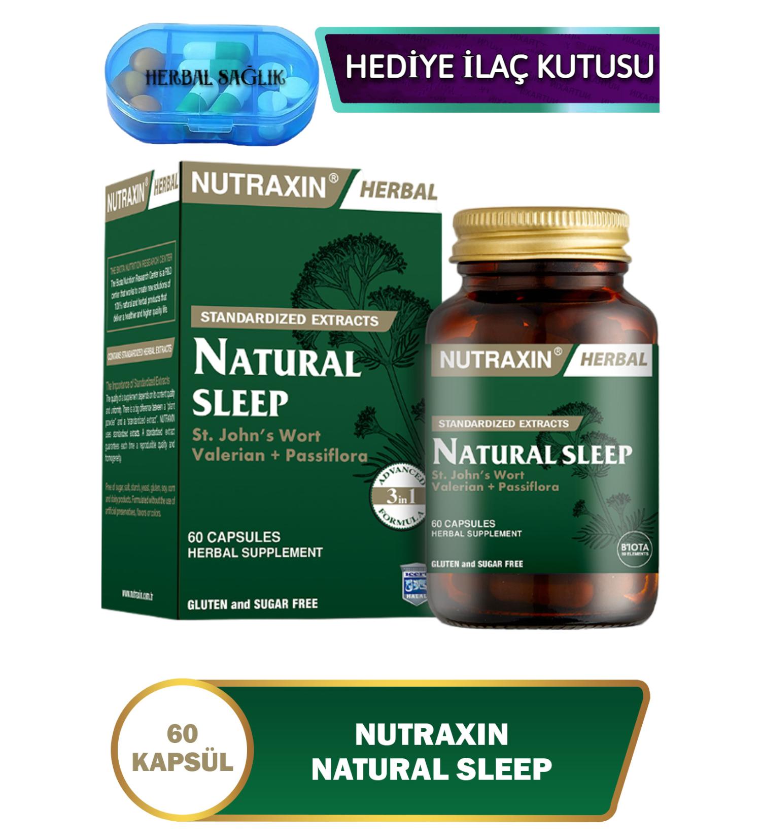 Nutraxin Naturel Sleep-(SLEEPING PROBLEM) 60 Capsules - Buy Online on GoSupps.com