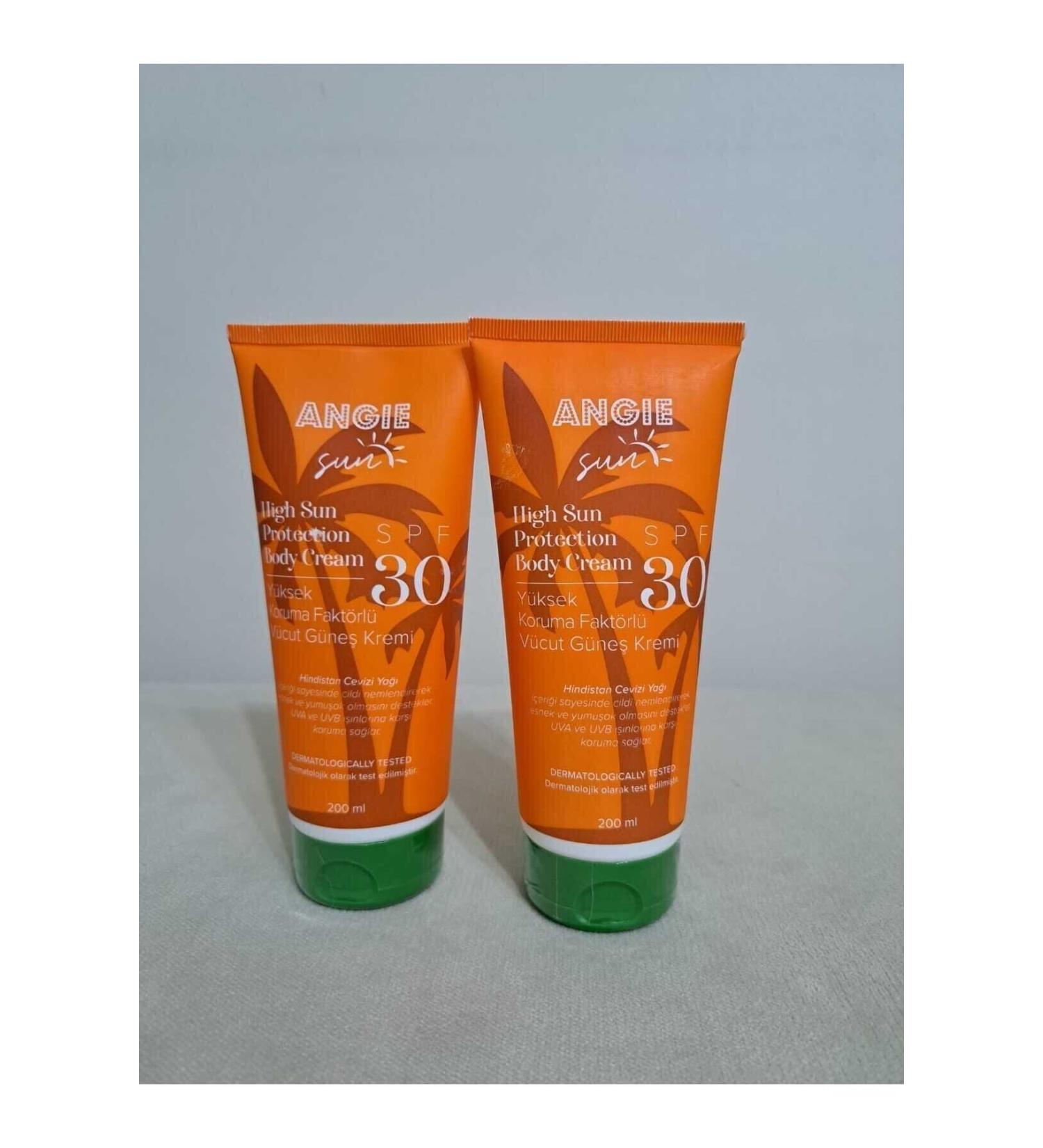 Angie Angie 30 Spf High Protection Factor Sun Cream (PRICE IS FOR 1 PIECE)