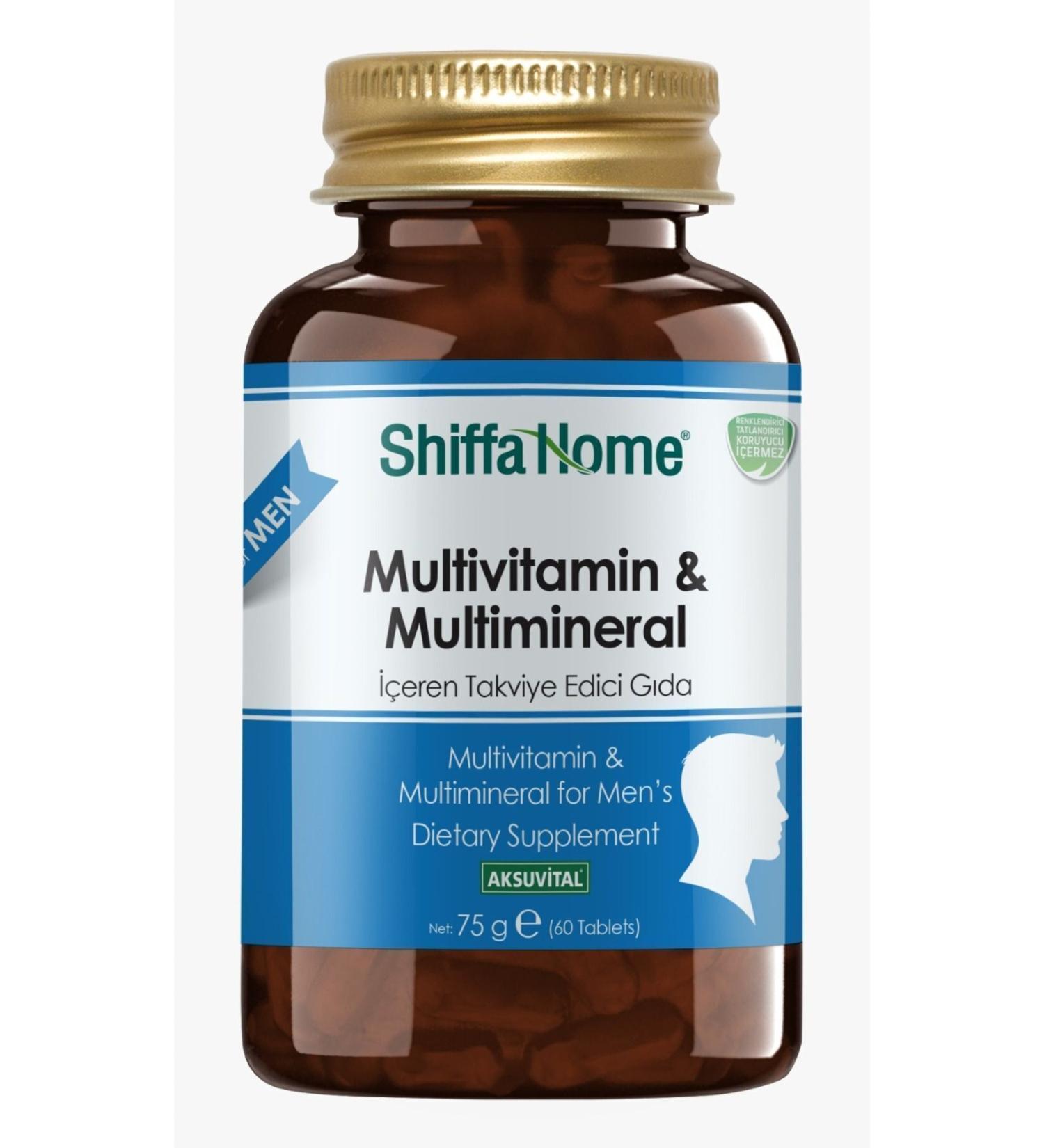 Shiffa Home Multivitamin And Multimineral - 60 Tablets - Men