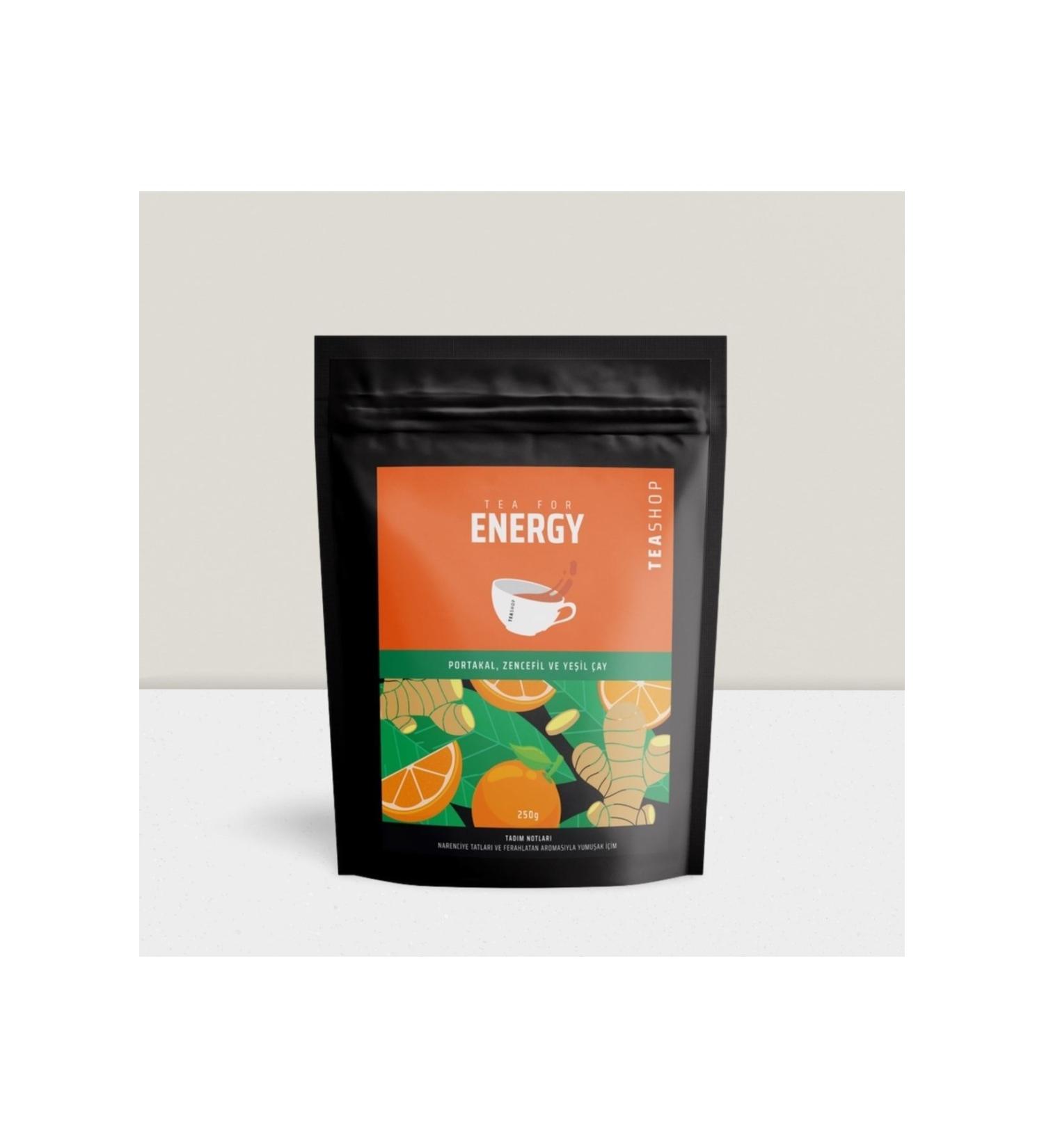 TeaShop Energy Tea - Green Tea Blend - 250g Premium