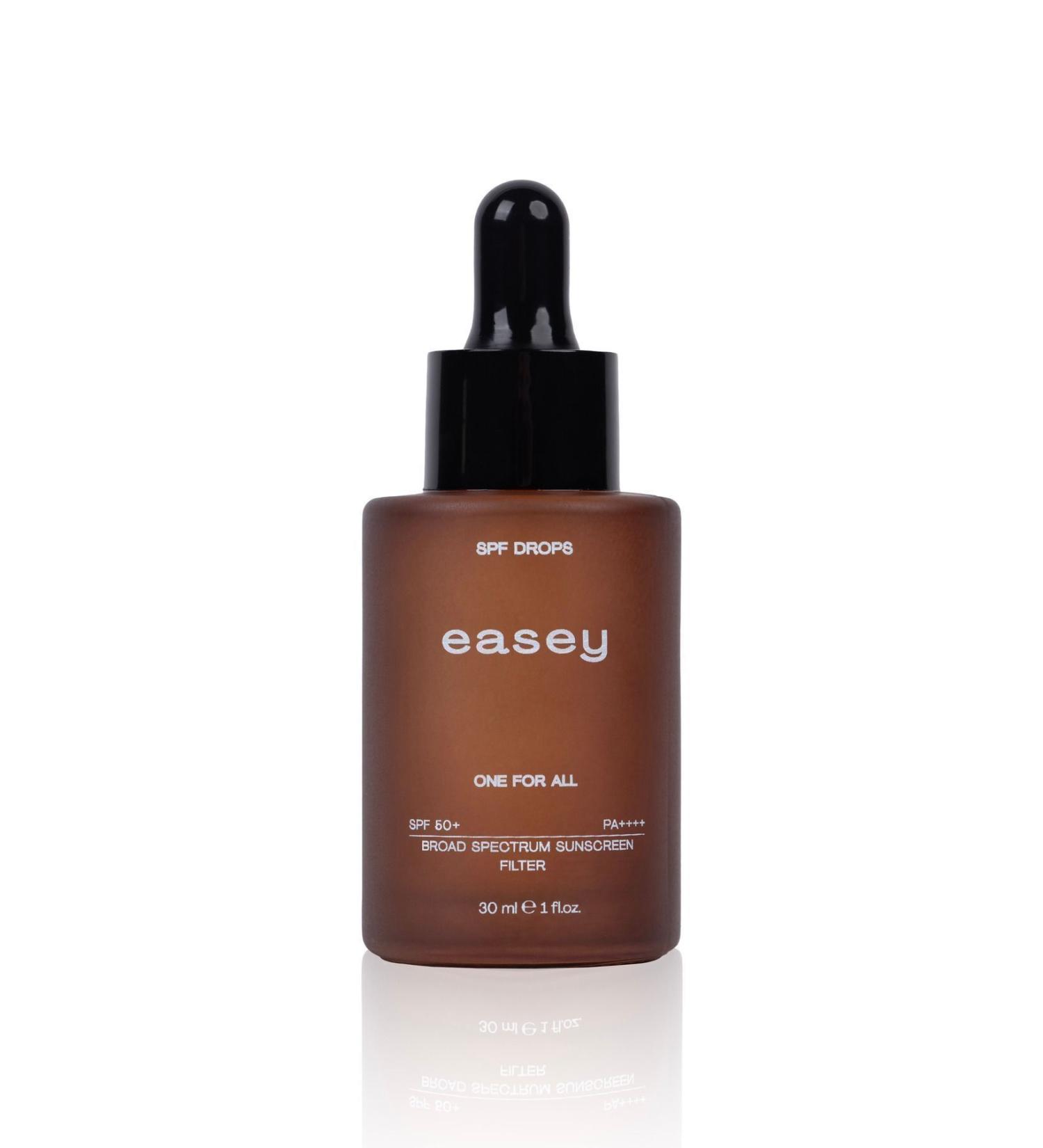 Easey SPF Drops 50+ Factor Fragrance-Free Face and Body Sunscreen Filter PA++++ UVA/UVB Filter 30 ml