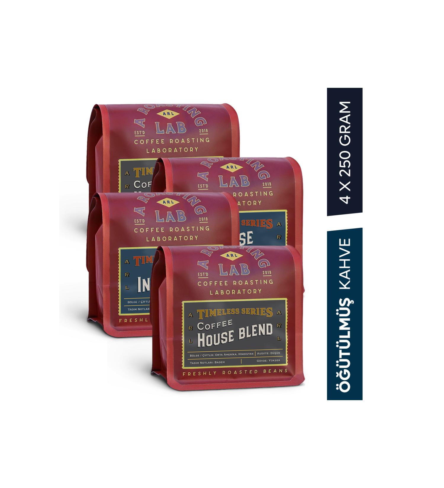 A Roasting Lab Timeless Blend 4x250 Gram Ground Coffee