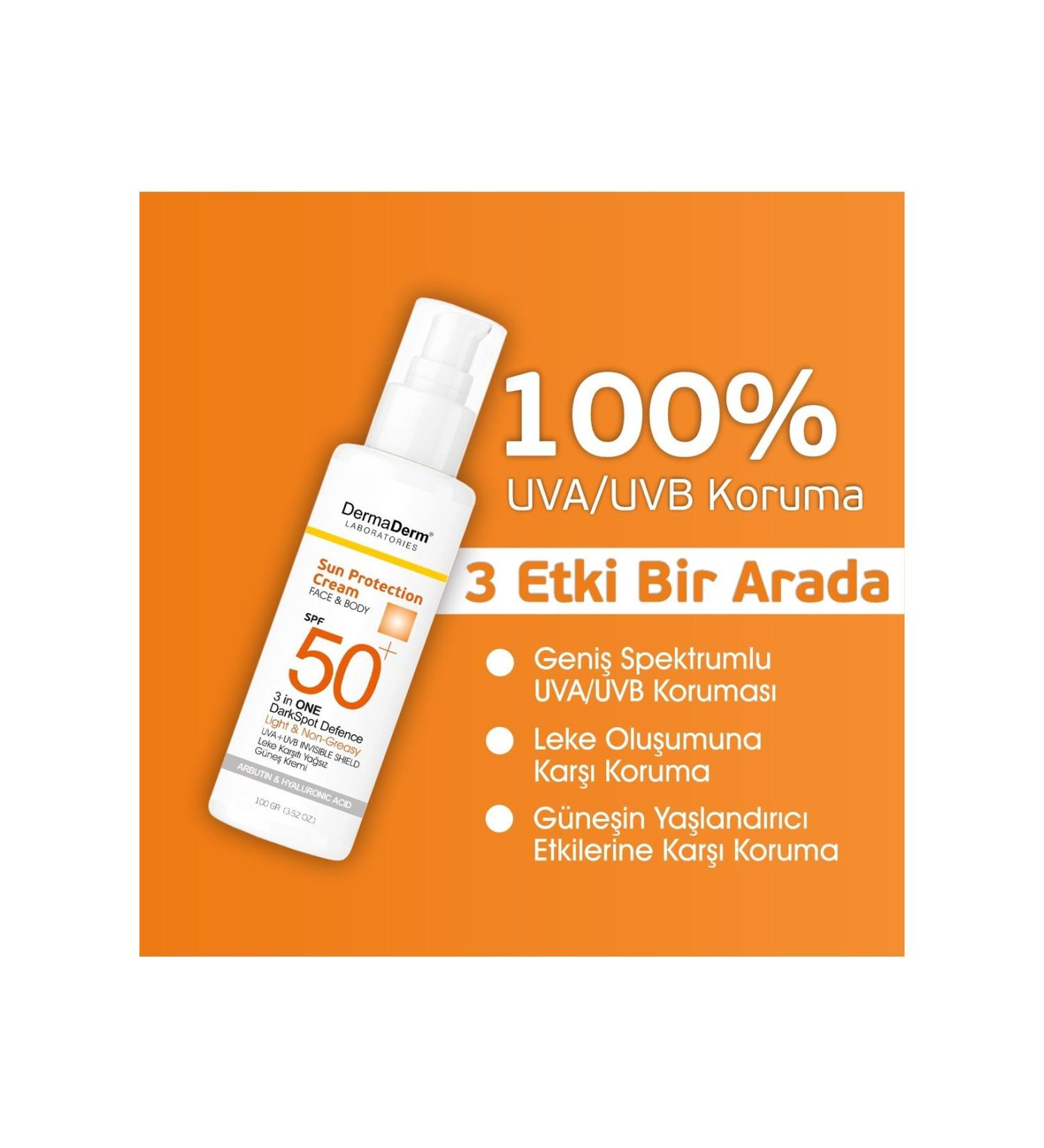 DermaDerm Laboratories Dermaderm Sun Protection Cream Spf 50+