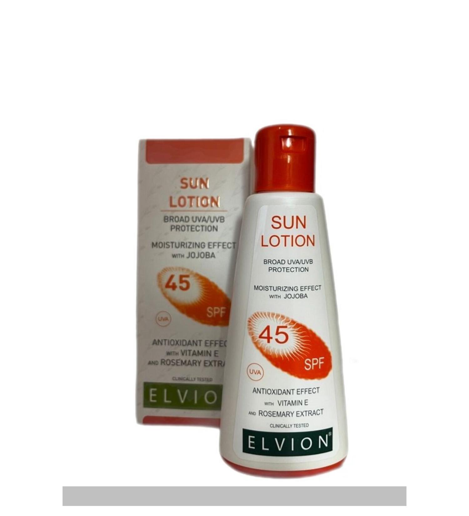 ELVION SUN LOTION 45 FACTOR